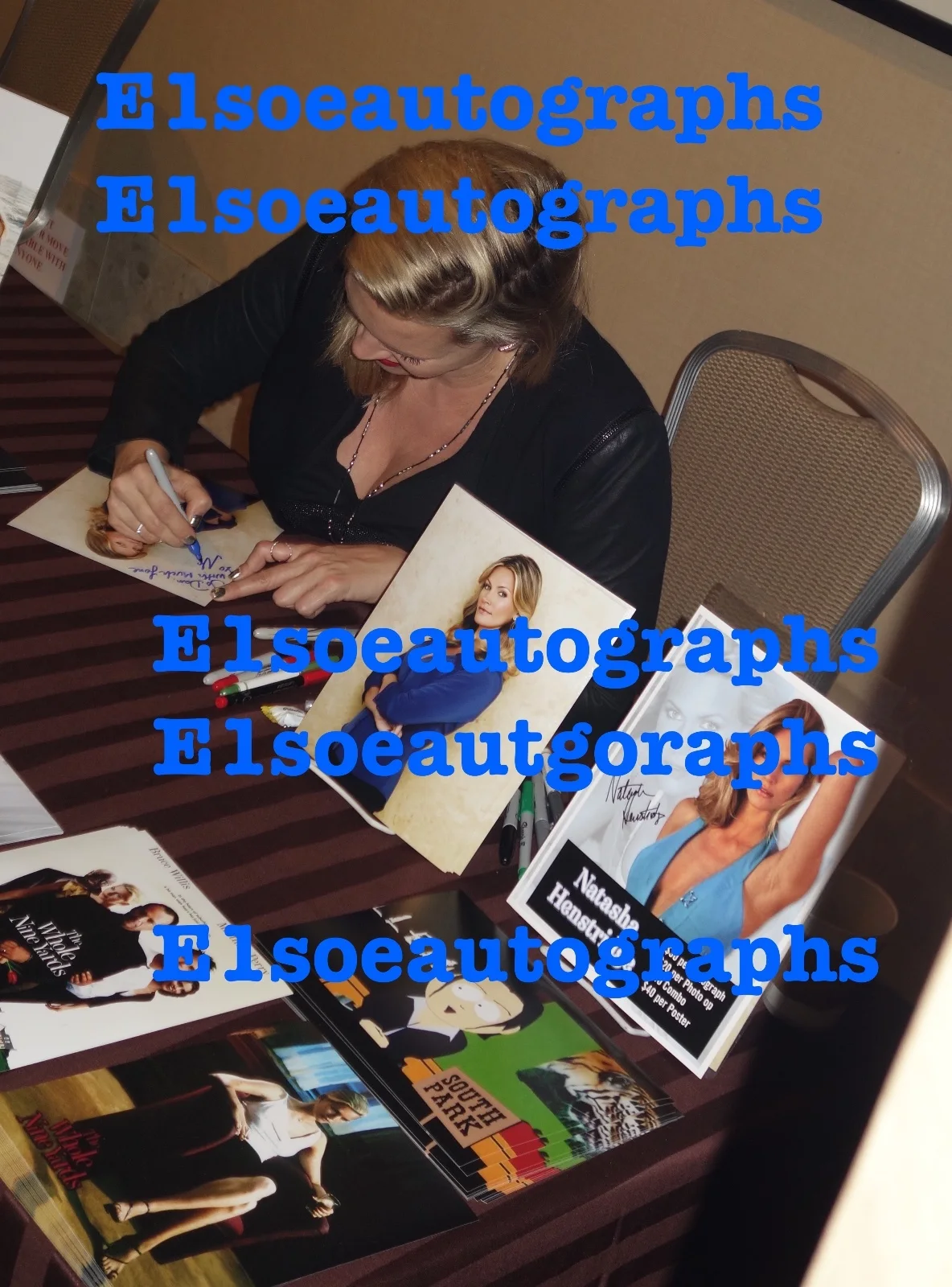 Natasha Henstridge — Natasha Henstridge signed 8x10 photo - In Person Exact Proof - Species, изображение 4