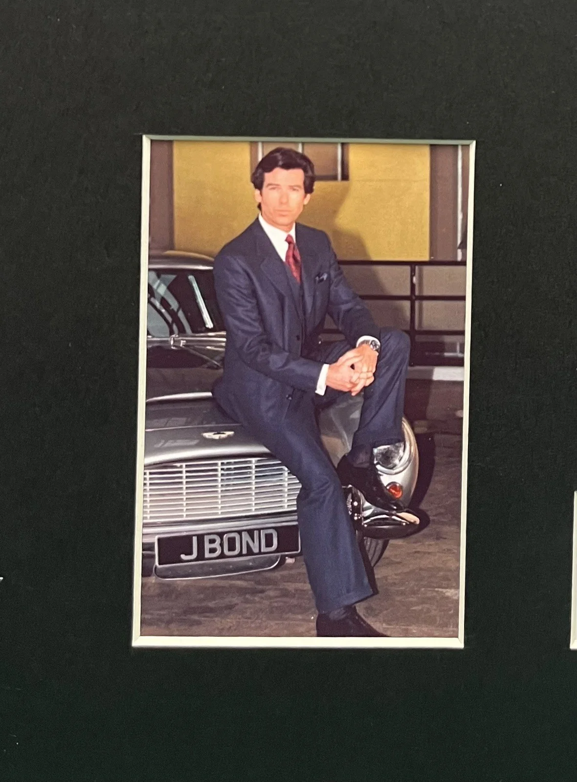 PIERCE BROSNAN. as 007 JAMES BOND. . 35mm Film Cell Mounted Display, изображение 3