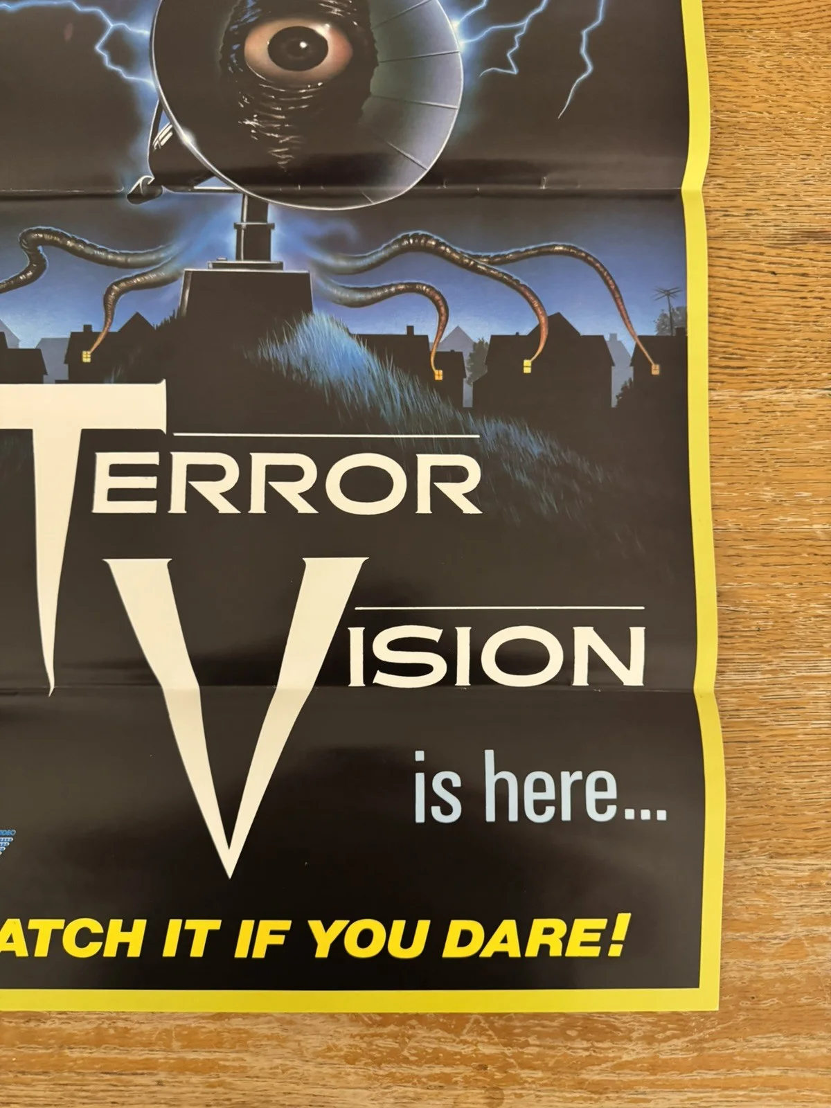 Terror Vision Original Video Shop VHS Poster 1986 Extremely Rare, image 4