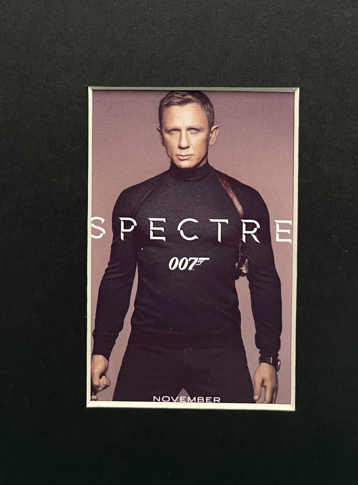 DANIEL CRAIG AS 007 JAMES BOND SPECTRE. 35mm Film Cell Mounted Display, изображение 3