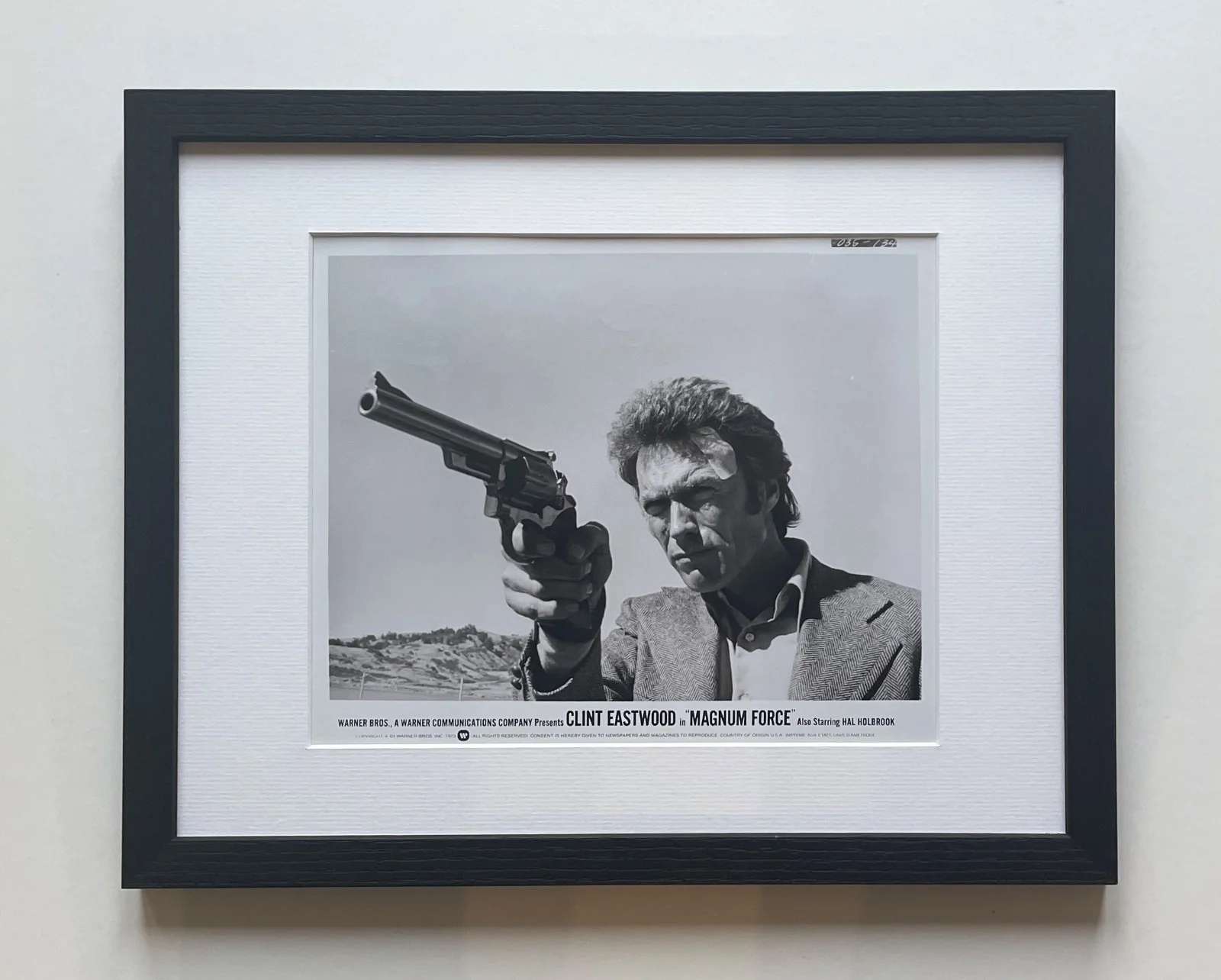Magnum Force Clint Eastwood Photo Original 8X10 Inch B&W Press Publicity Still, изображение 2