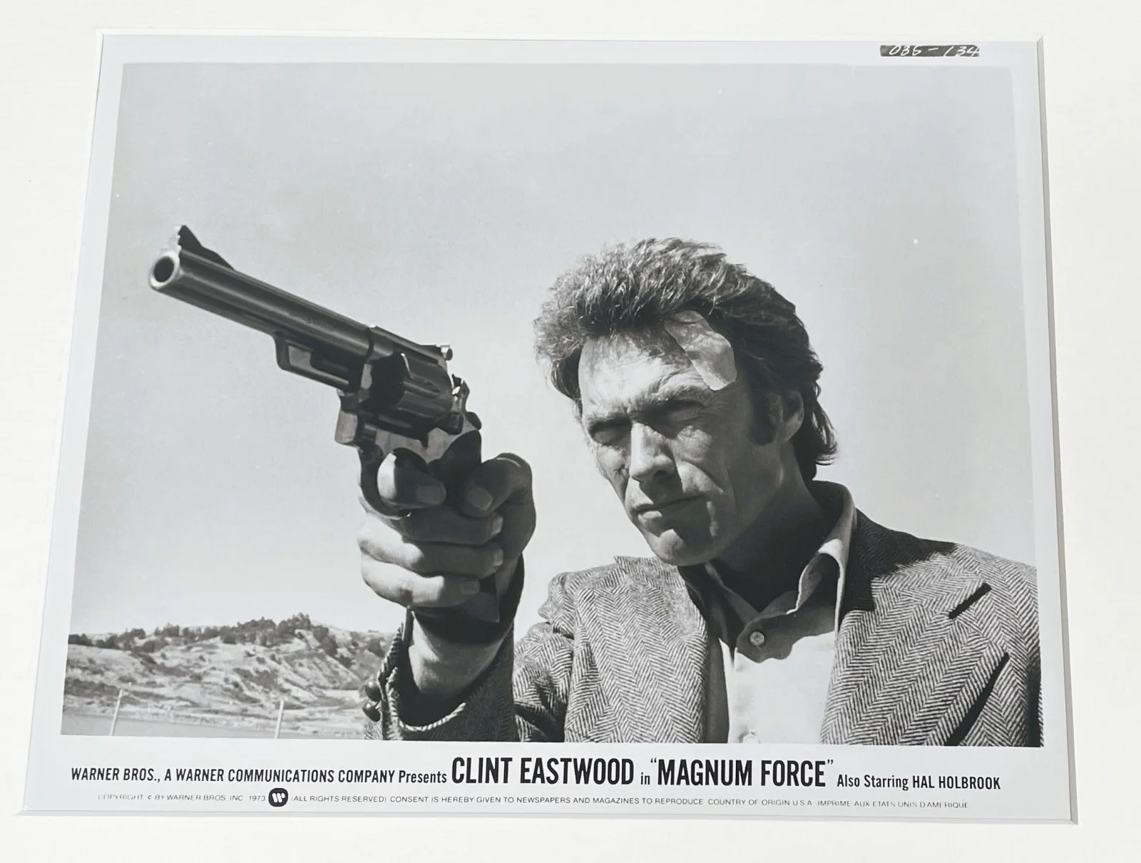Magnum Force Clint Eastwood Photo Original 8X10 Inch B&W Press Publicity Still, изображение 3