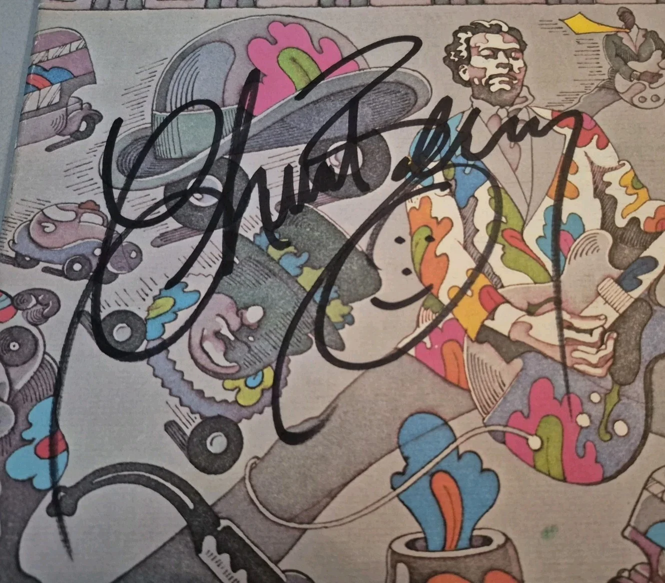 Chuck Berry Signed Autographed Lp Rare And Bold, image 2