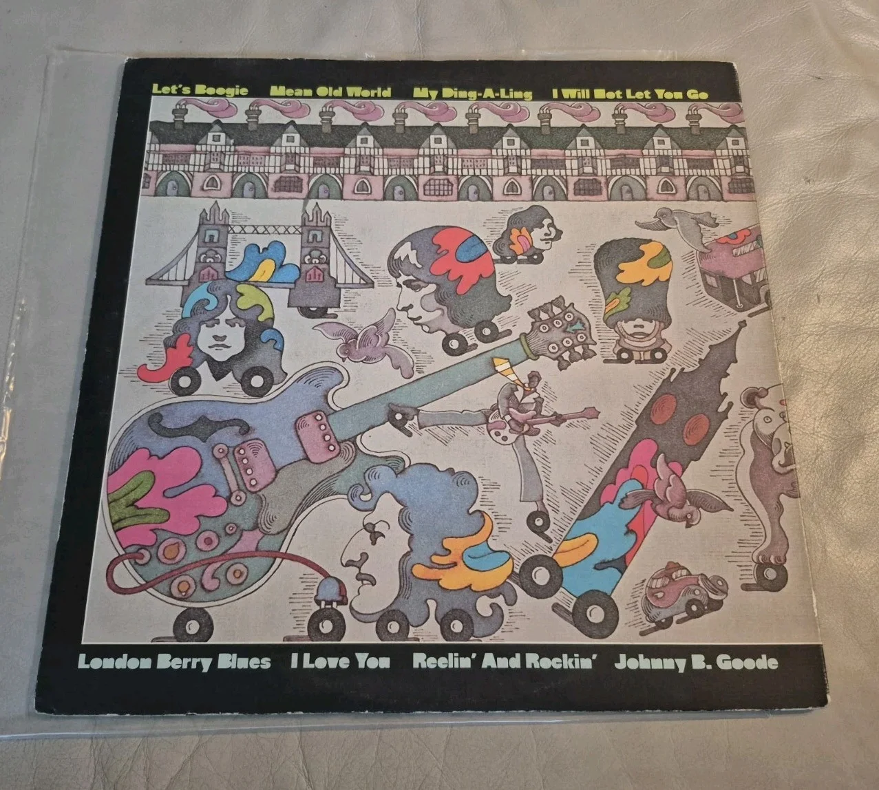 Chuck Berry Signed Autographed Lp Rare And Bold, image 3