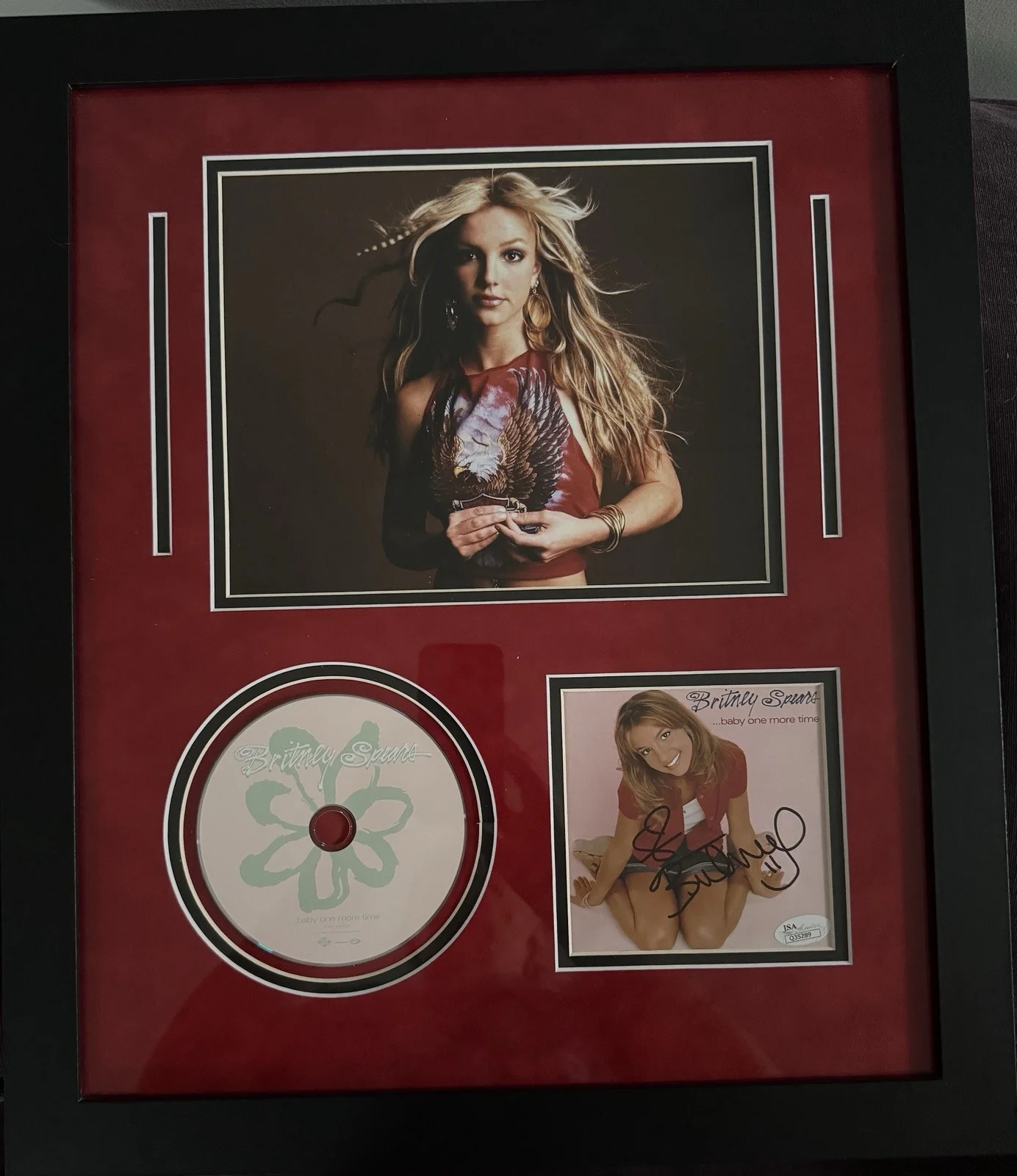 Britney Spears Framed CD JSA Authenticated Autograph Rare Signature, image 2