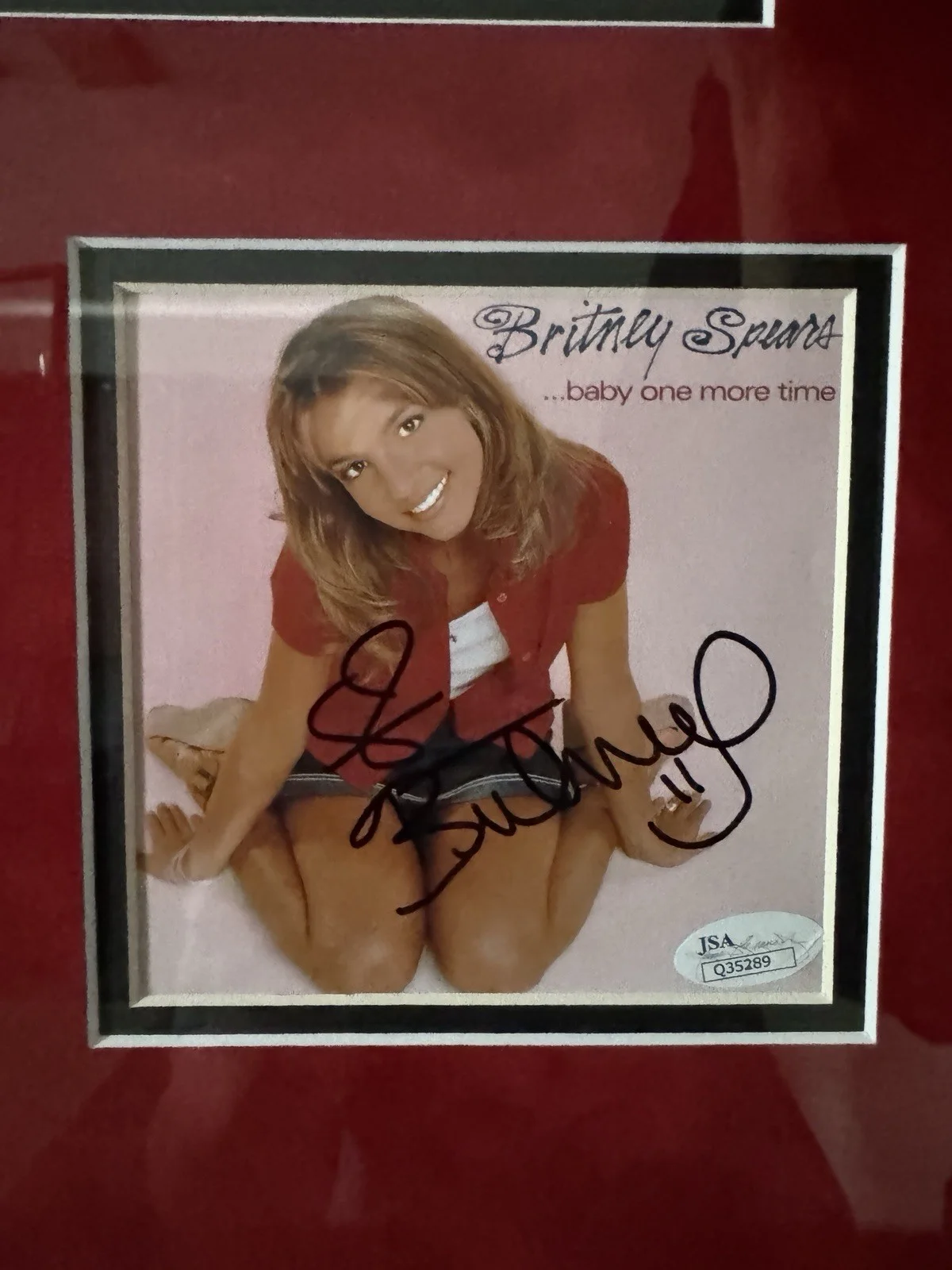 Britney Spears Framed CD JSA Authenticated Autograph Rare Signature, image 3