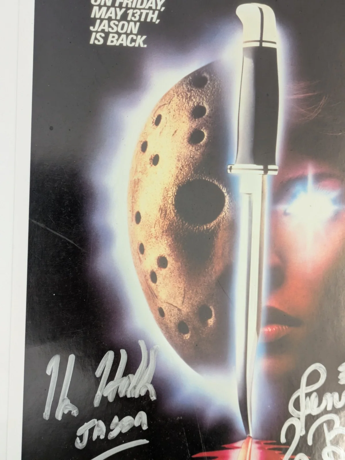 Kane Hodder Jennifer Banko Signed 8.5 x 11 Photo Friday The 13th Part VII, изображение 2