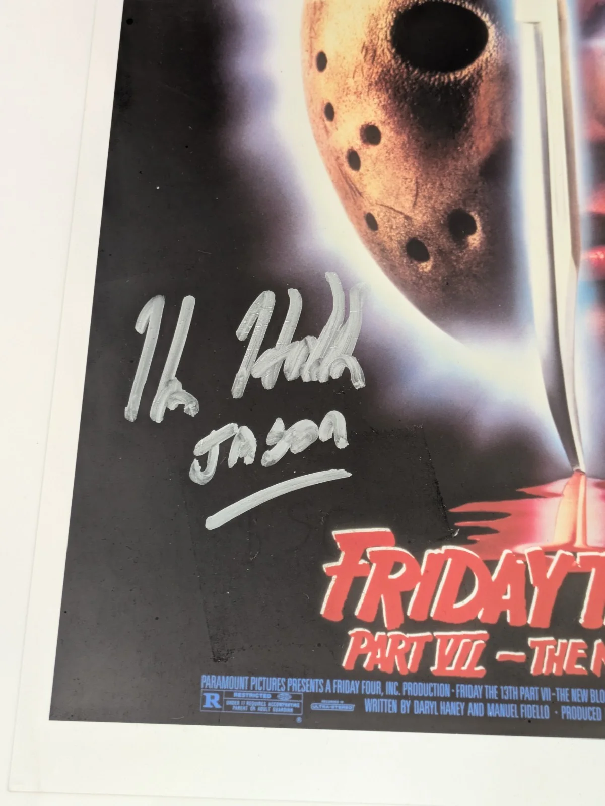 Kane Hodder Jennifer Banko Signed 8.5 x 11 Photo Friday The 13th Part VII, изображение 5