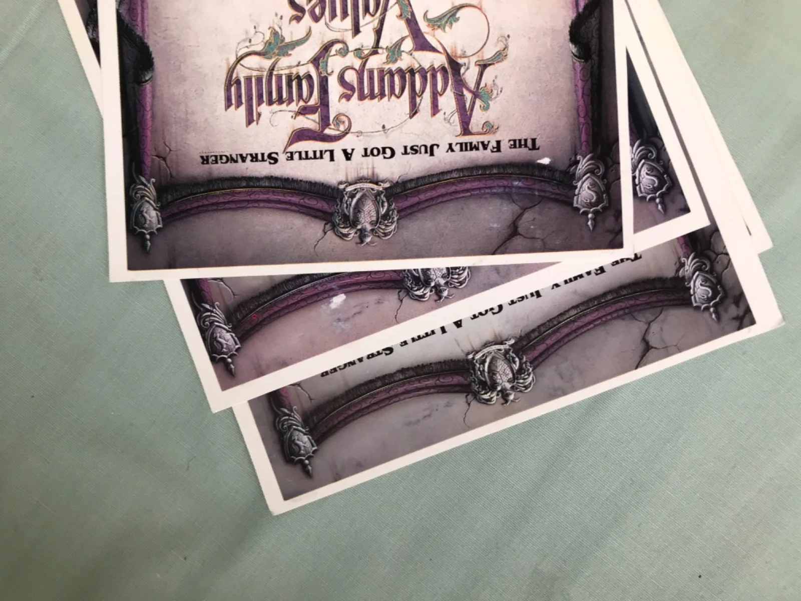 4x Promotional Film Postcards Addams Family Values 1993, изображение 3