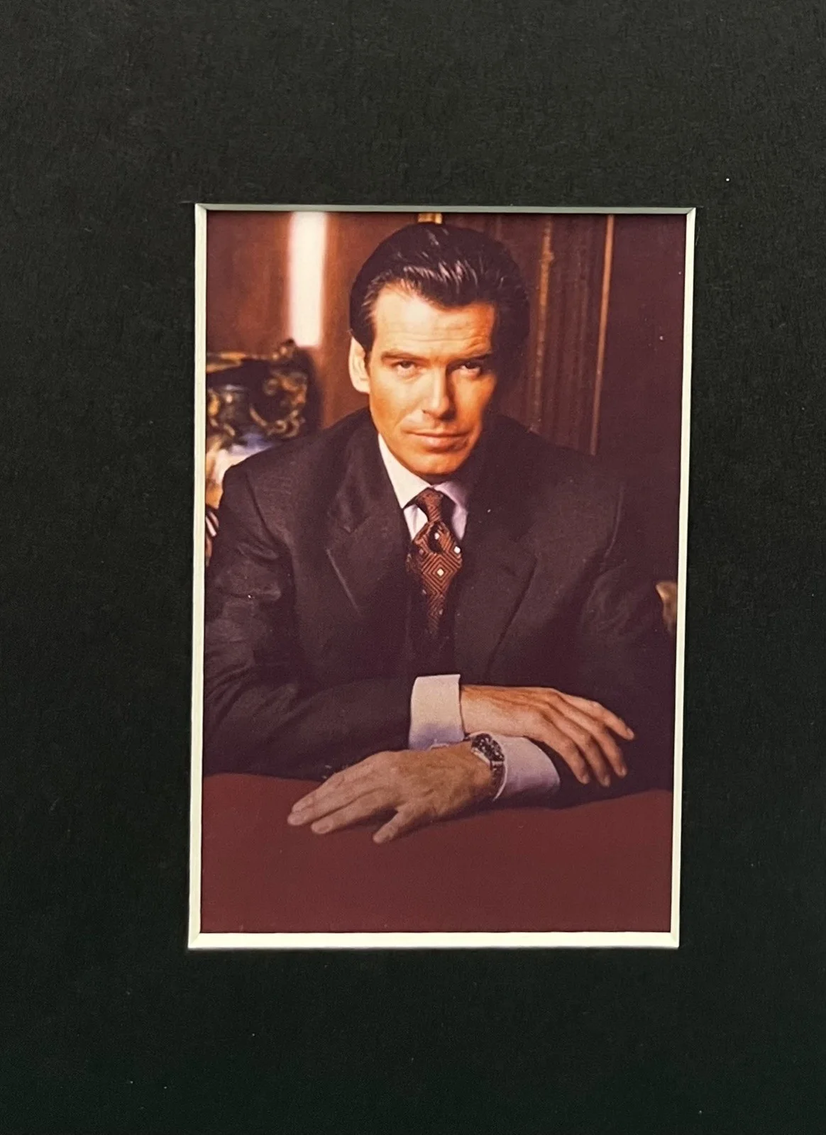 007 JAMES BOND. TOMORROW NEVER DIES Pierce Brosnan 35mmFilm Cell Mounted Display, изображение 3