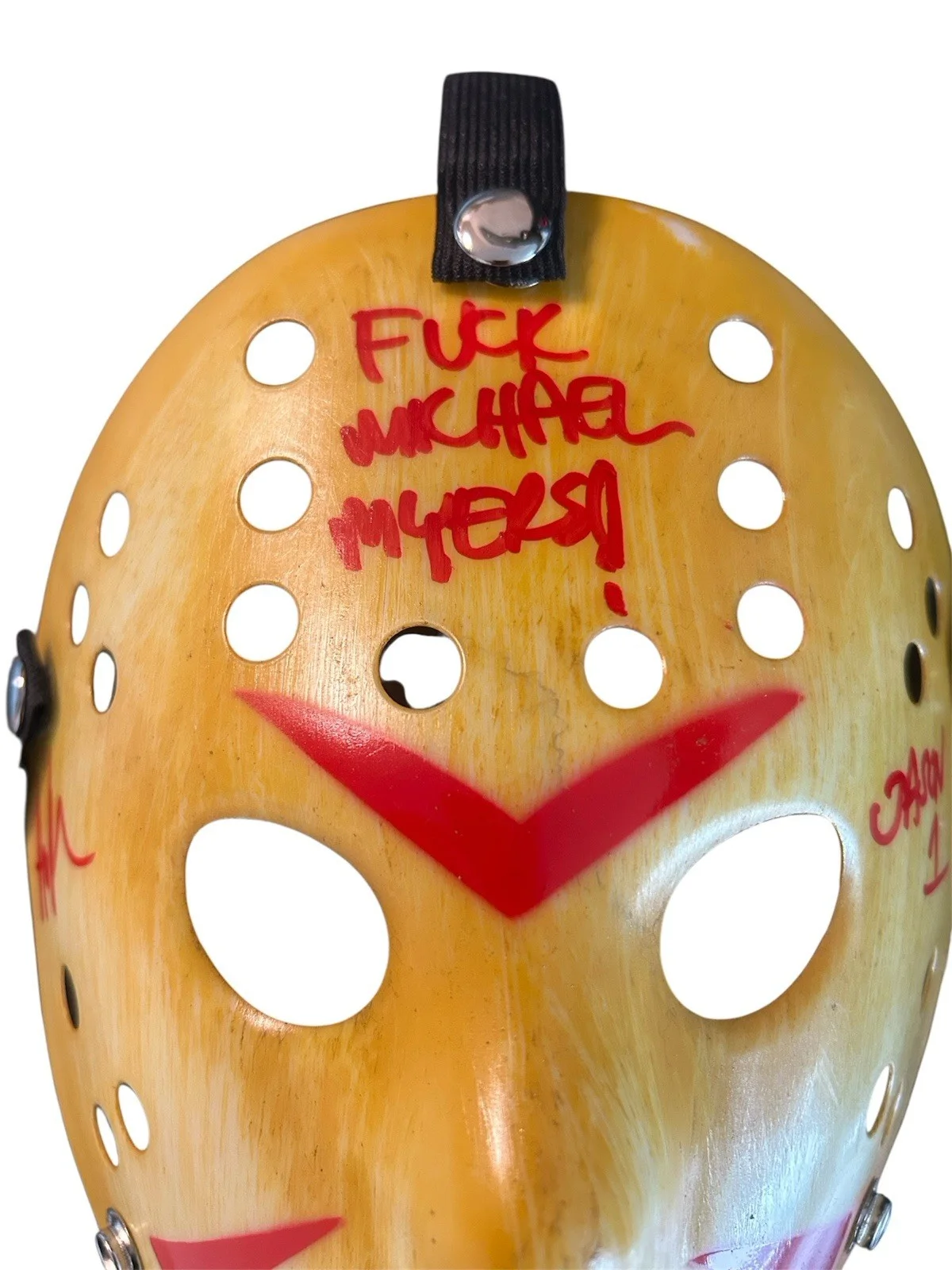 Ari Lehman — Ari Lehman autographed signed mask Jason Voorhees Friday the 13th Beckett COA, image 3