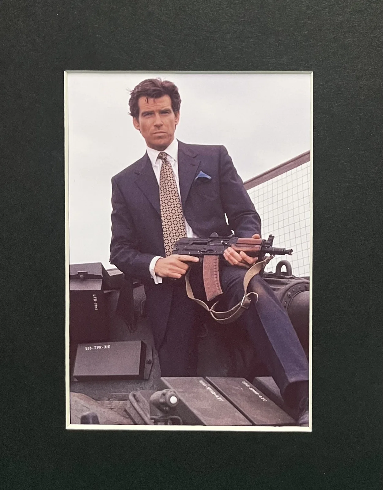 PIERCE BROSNAN. as. 007. JAMES BOND. . 35mm Film Cell Mounted Display, изображение 3
