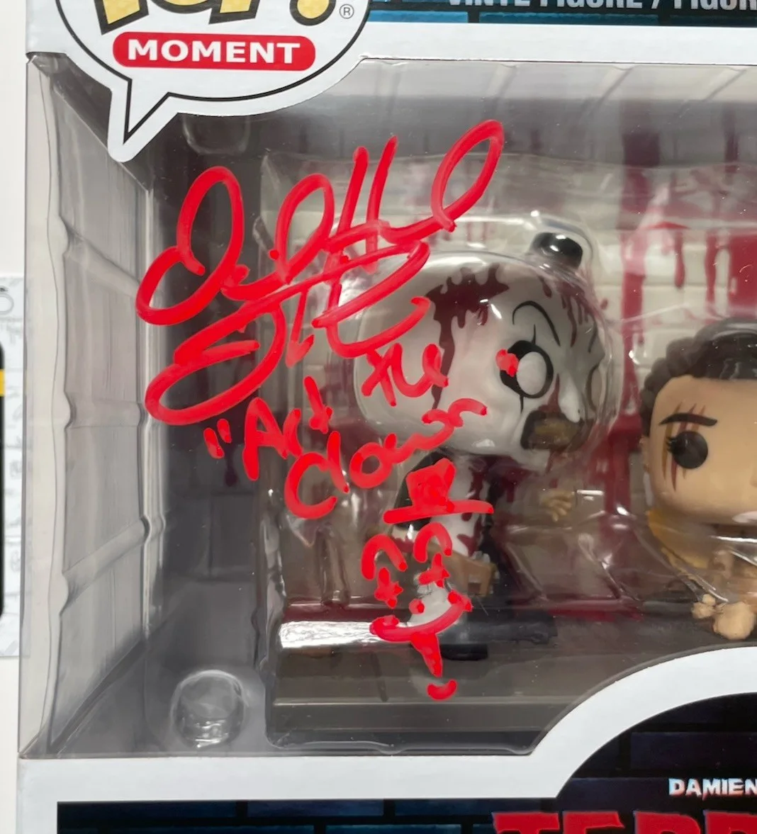 David Howard Thornton — David Howard Thornton Signed Funko JSA Authentic Terrifier Art The Clown, image 2