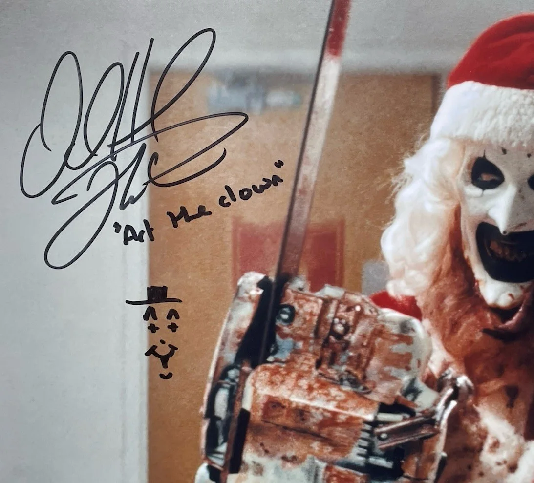 David Howard Thornton — David Howard Thornton Hand Signed 8x10 Photo Terrifier Art The Clown, изображение 2