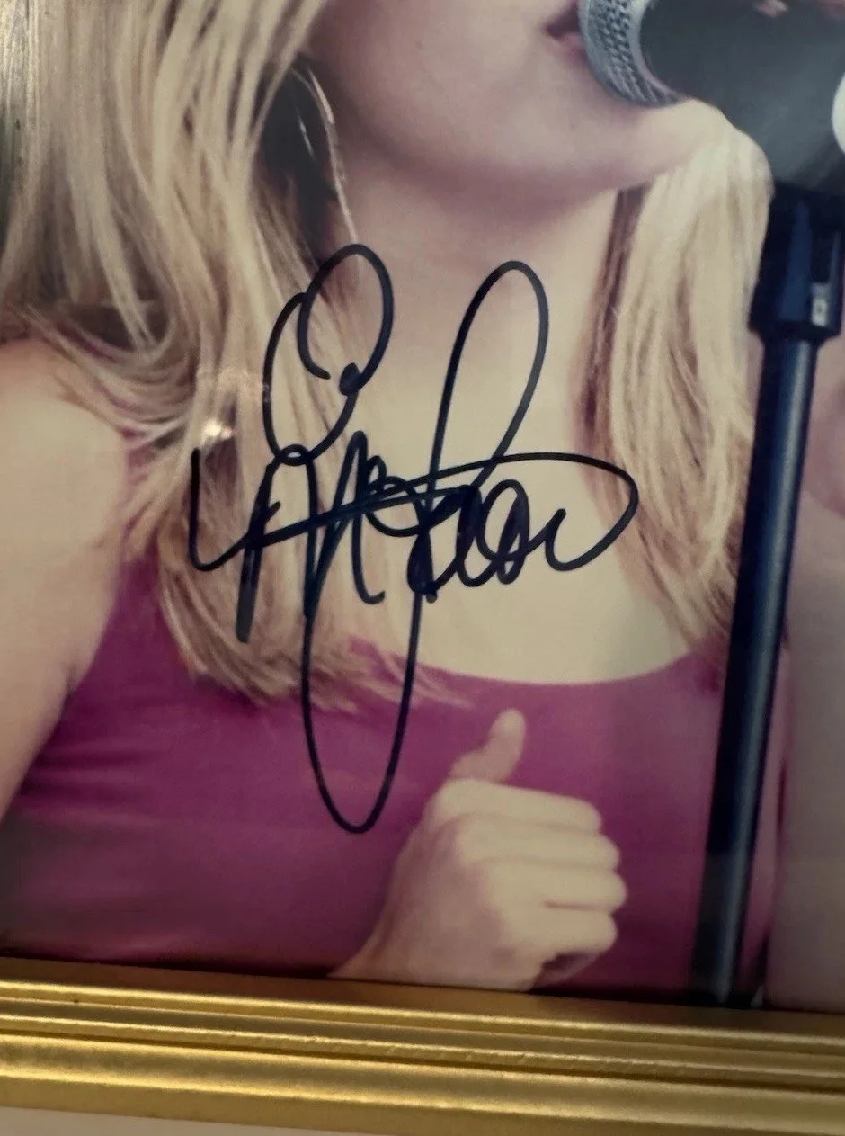 Mandy Moore Autographed 8x10 Photo Framed Gold Frame w/ Cert of Authenticity, image 4