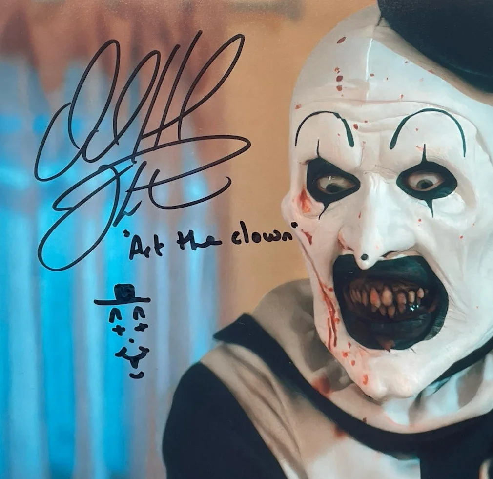 David Howard Thornton — David Howard Thornton Hand Signed 8x10 Photo Terrifier Art The Clown, изображение 2