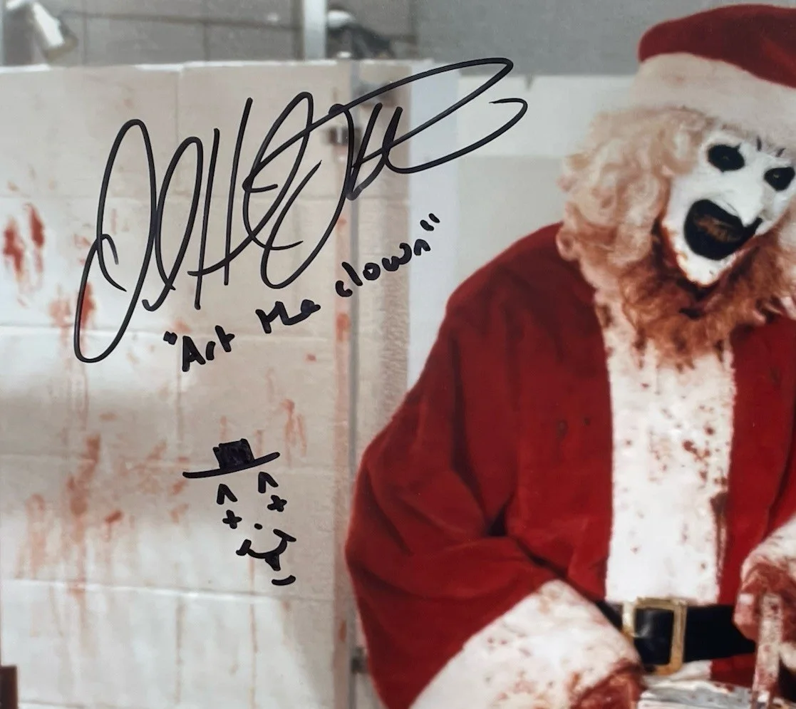 David Howard Thornton — David Howard Thornton Hand Signed 8x10 Photo Terrifier Art The Clown, изображение 2