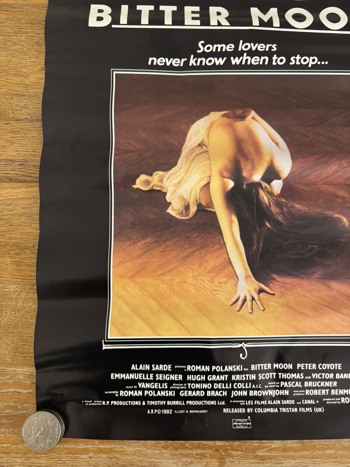 Bitter Moon 1992 Video Poster Roman Polanski, image 4