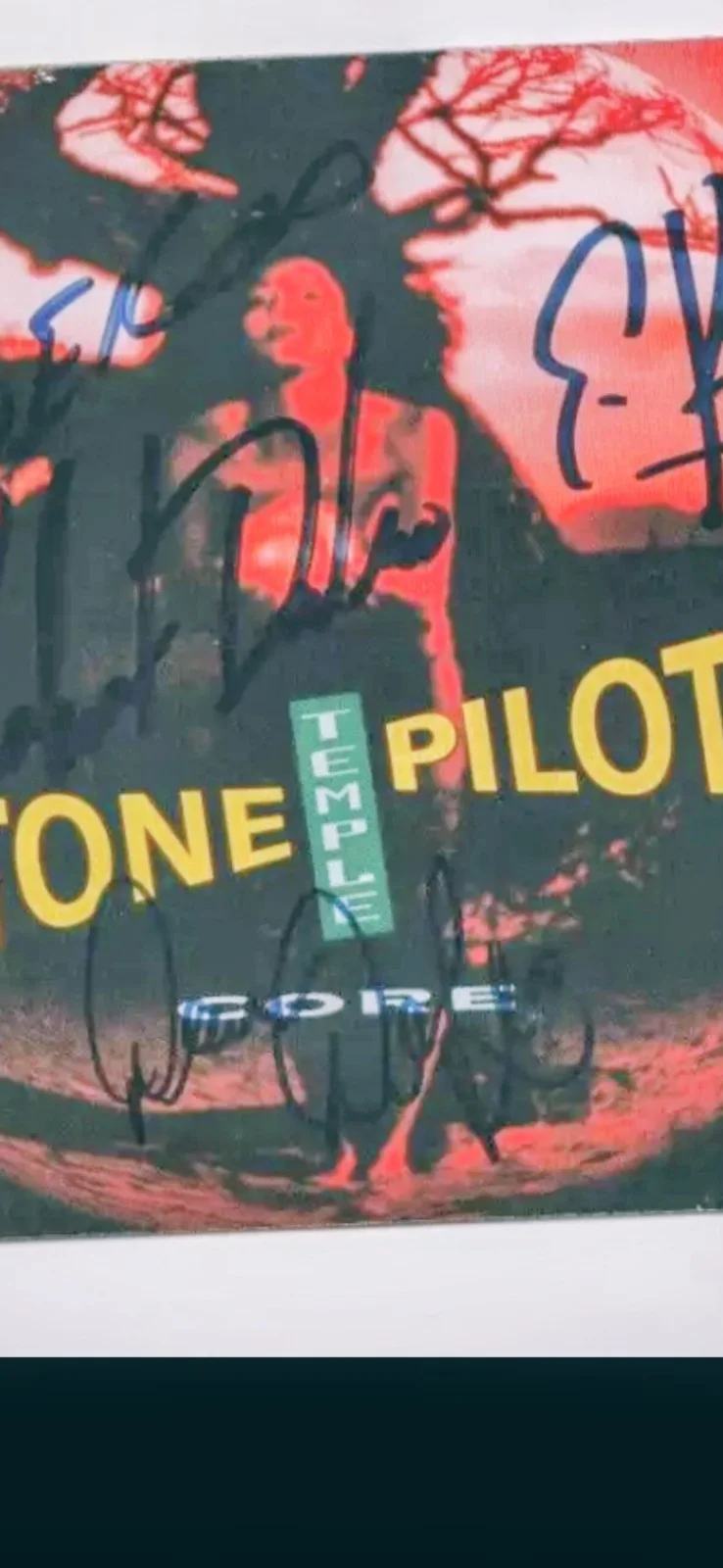 Stone Temple Pilots Autographed CD Booklet Core JSA Letter Cert. Scott Weiland, image 5