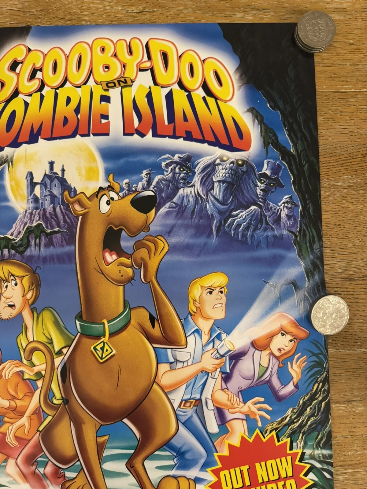 Scooby-Doo Zombie Island (1998) Promo Video Shop Movie Poster - A2 - RARE, изображение 5