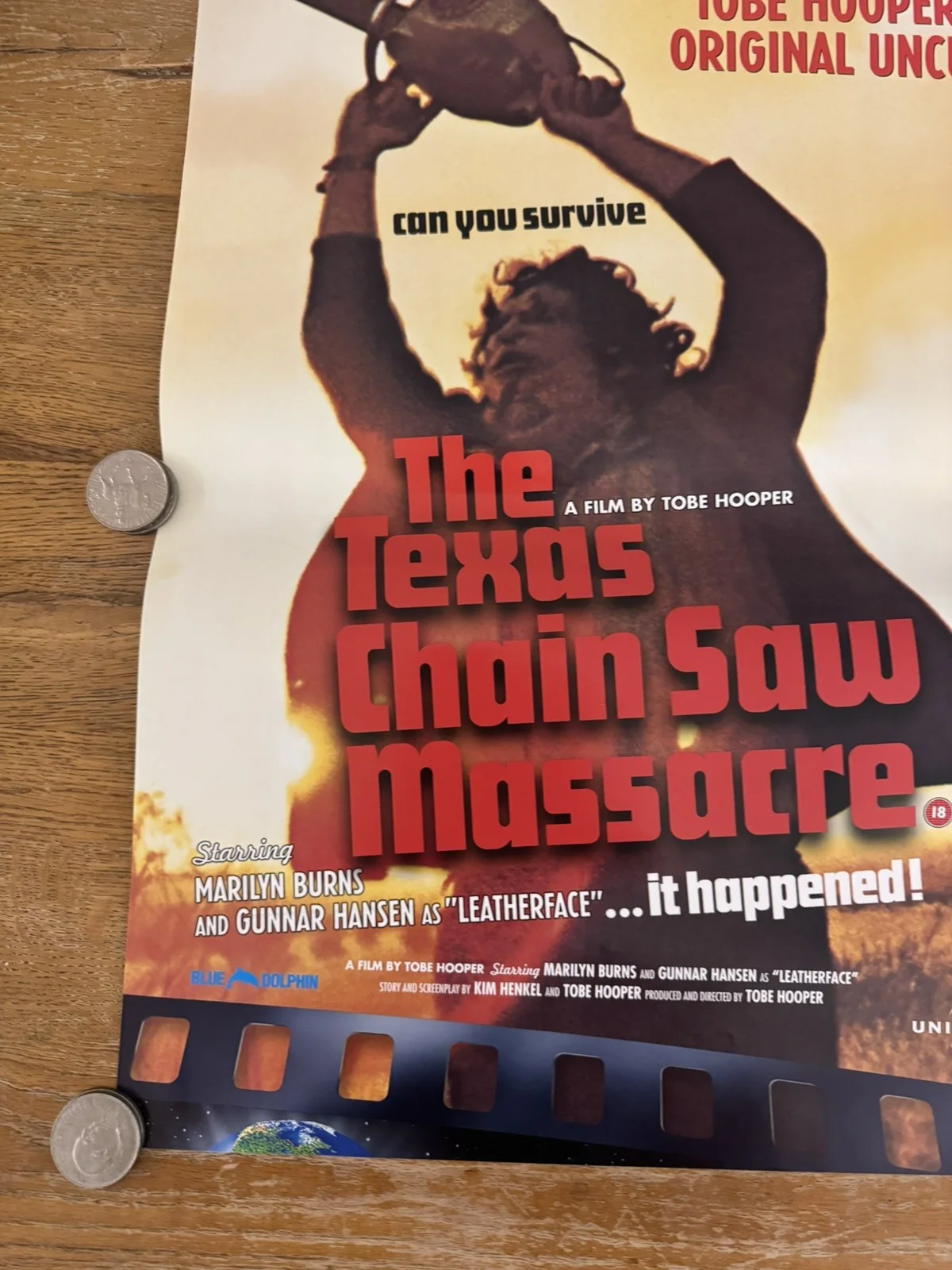The Texas Chainsaw Masscare (2000) Promo Video Shop Movie Poster - A2 - RARE, изображение 2
