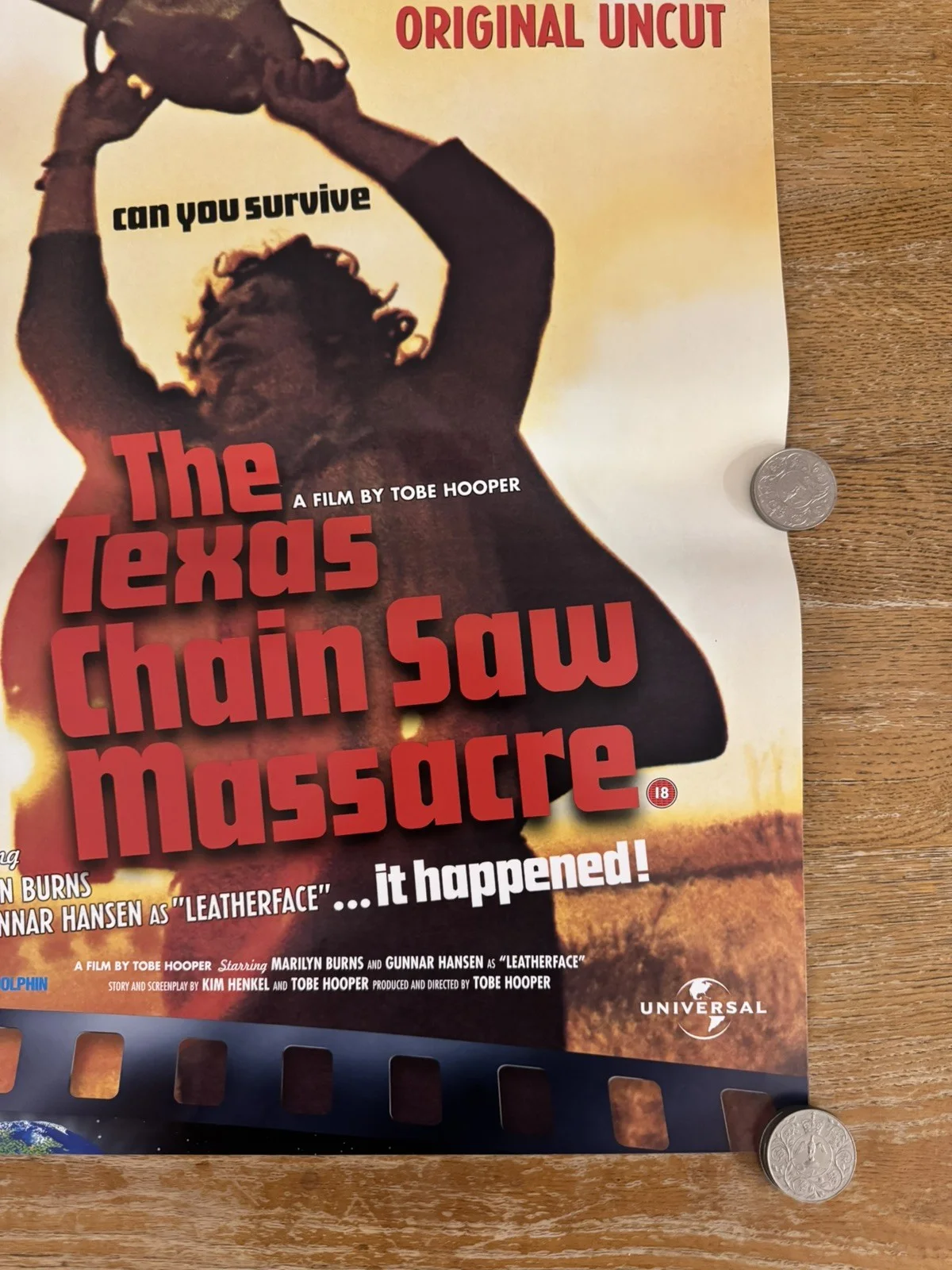 The Texas Chainsaw Masscare (2000) Promo Video Shop Movie Poster - A2 - RARE, изображение 3