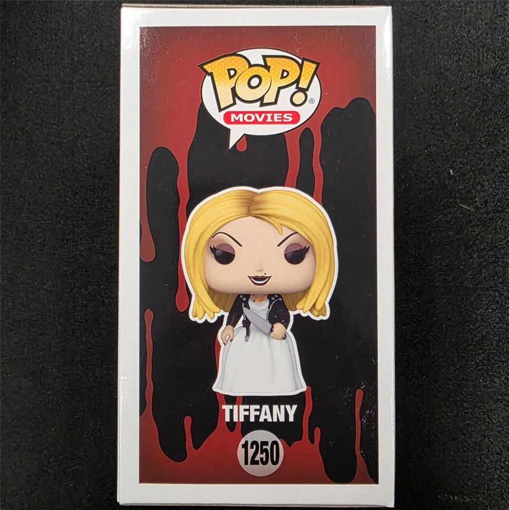 Jennifer Tilly — Jennifer Tilly signed Bride of Chucky Tiffany Funko Pop 1250 white autograph JSA, изображение 4