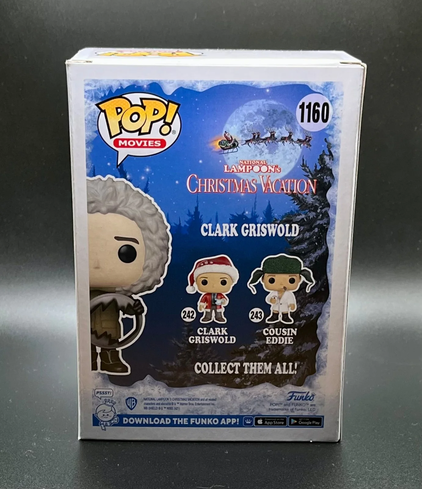 Chevy Chase — Chevy Chase Signed Funko Pop Christmas Vacation PSA COA Blue Auto in hard case, изображение 3