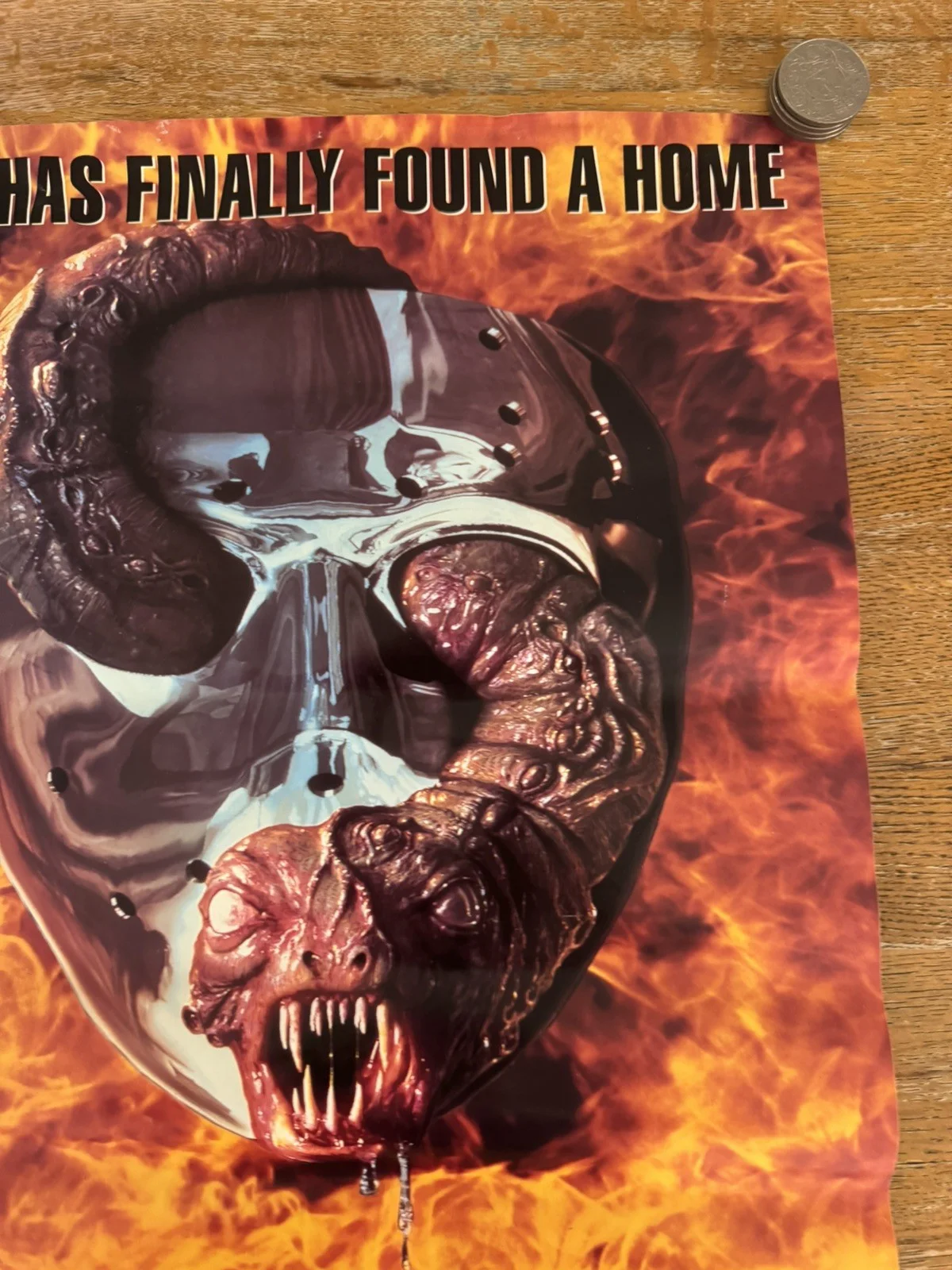 friday the 13th jason goes to hell uk video shop film poster, изображение 2
