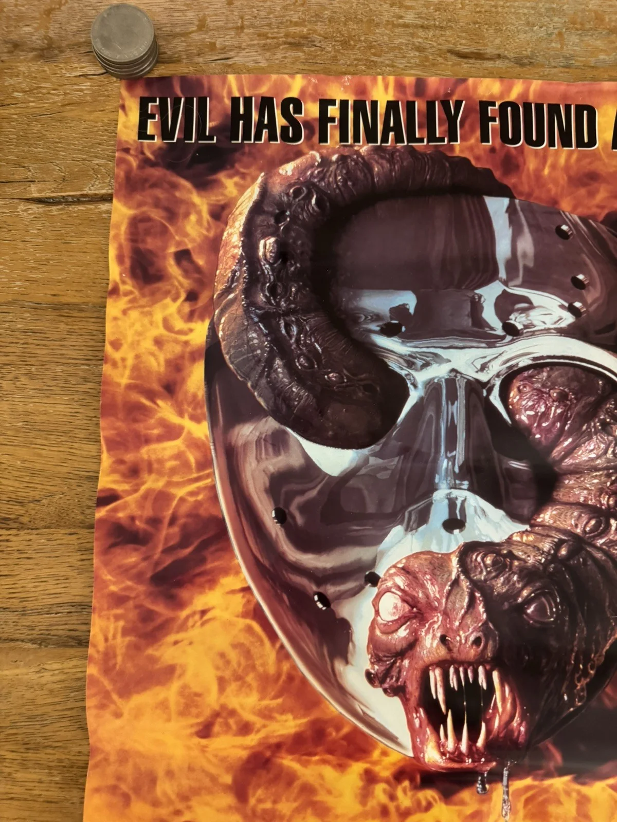friday the 13th jason goes to hell uk video shop film poster, изображение 5