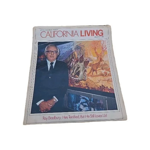 Ray Bradbury — California Living January 29, 1978 Signed By Ray Bradbury