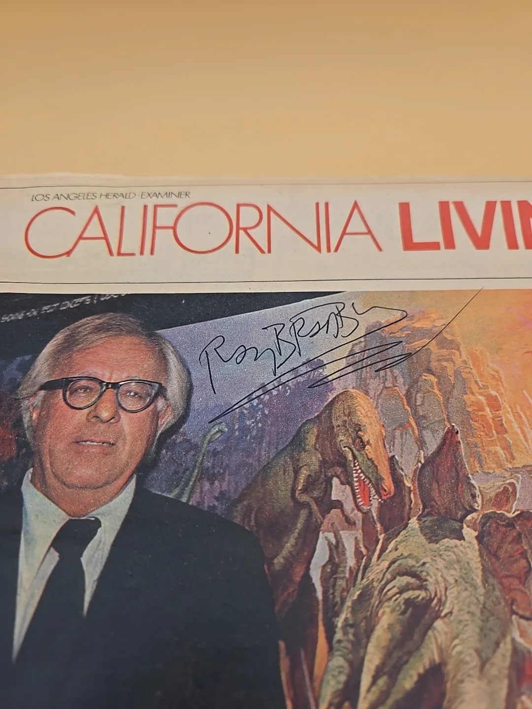 Ray Bradbury — California Living January 29, 1978 Signed By Ray Bradbury, изображение 2