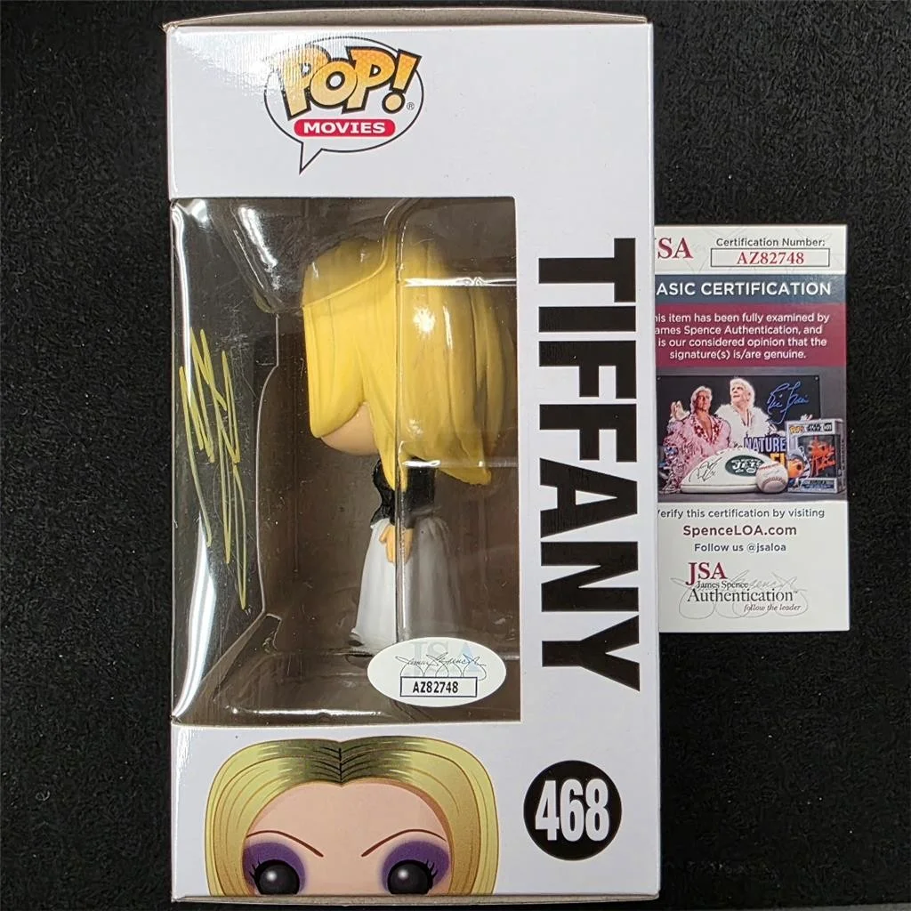 Jennifer Tilly — Jennifer Tilly signed Bride of Chucky Tiffany Funko Pop! 468 YLW autograph JSA, изображение 2