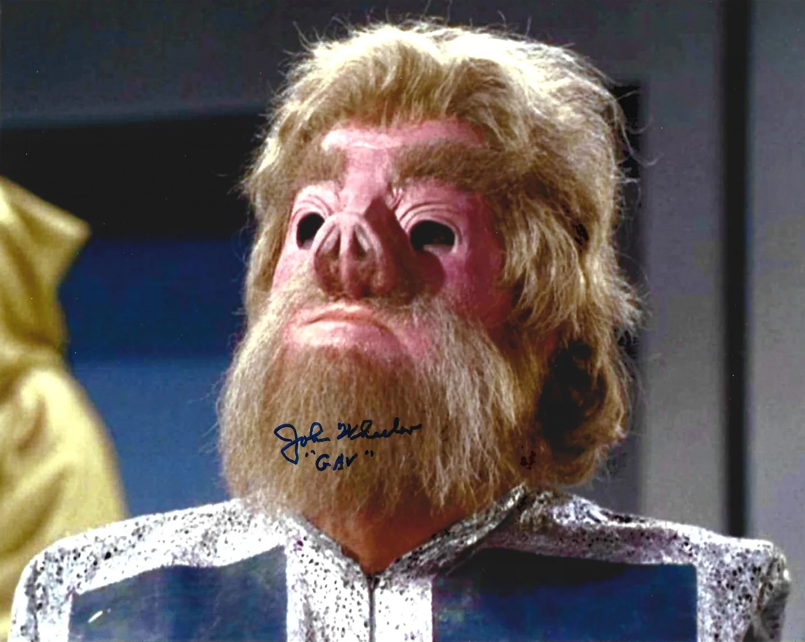 John Wheeler — RARE John Wheeler Ambassador Gav Signed Star Trek 8x10 Photo Autograph