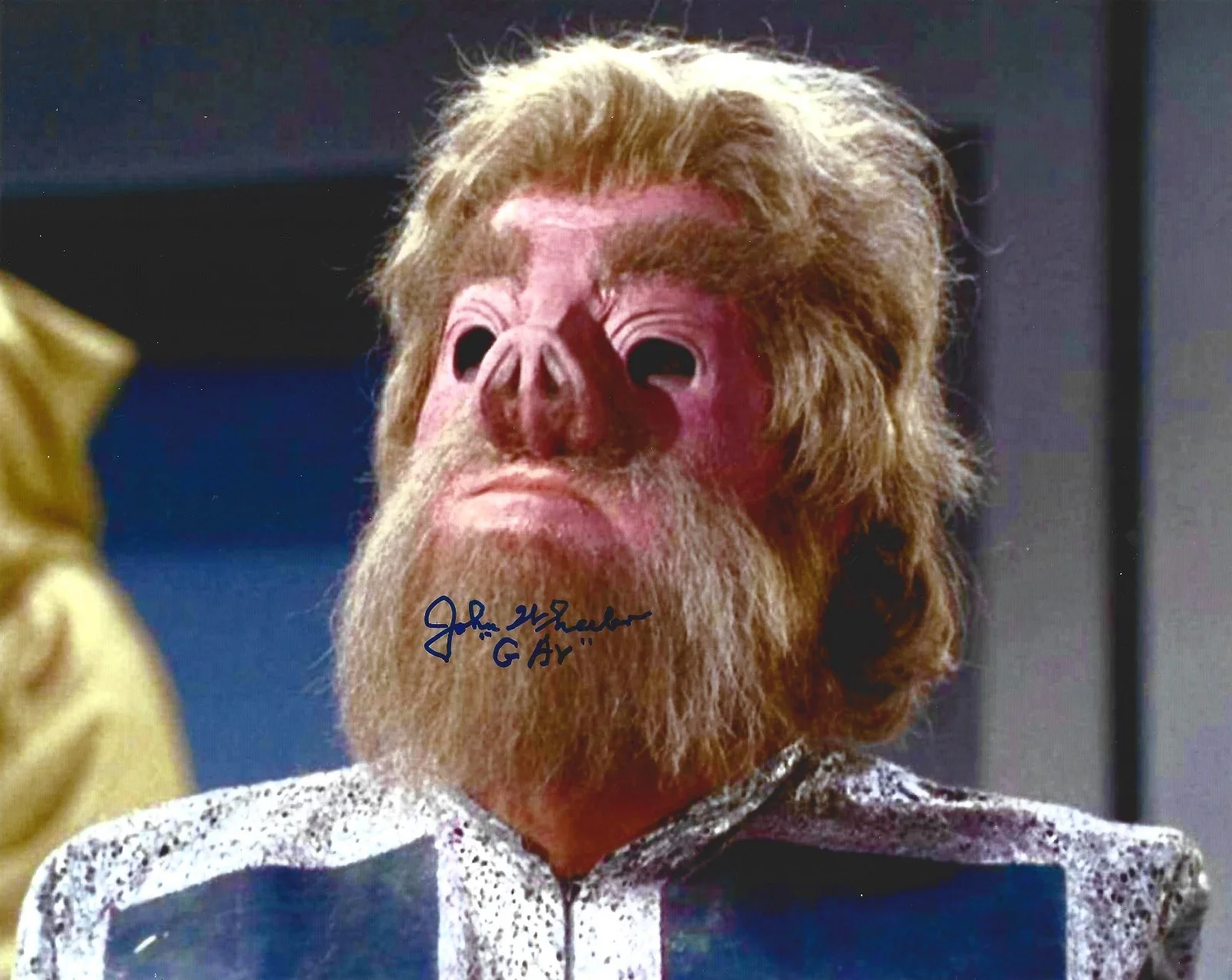 John Wheeler — RARE John Wheeler Ambassador Gav Signed Star Trek 8x10 Photo Autograph, изображение 3
