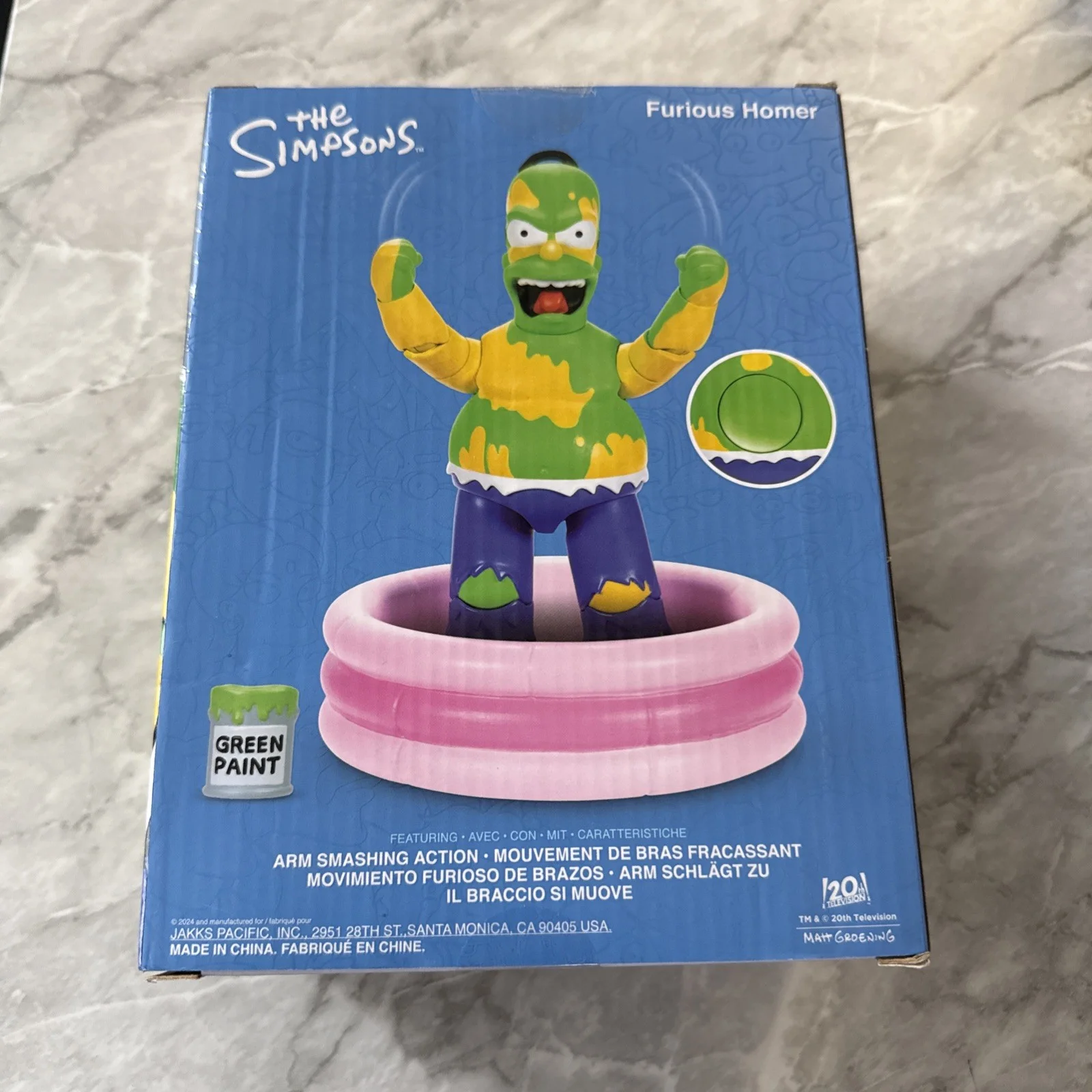 James L Brooks — James L Brooks Signed 2024 The Simpsons Furios Homer 5' Figure PSA AP30994, изображение 2