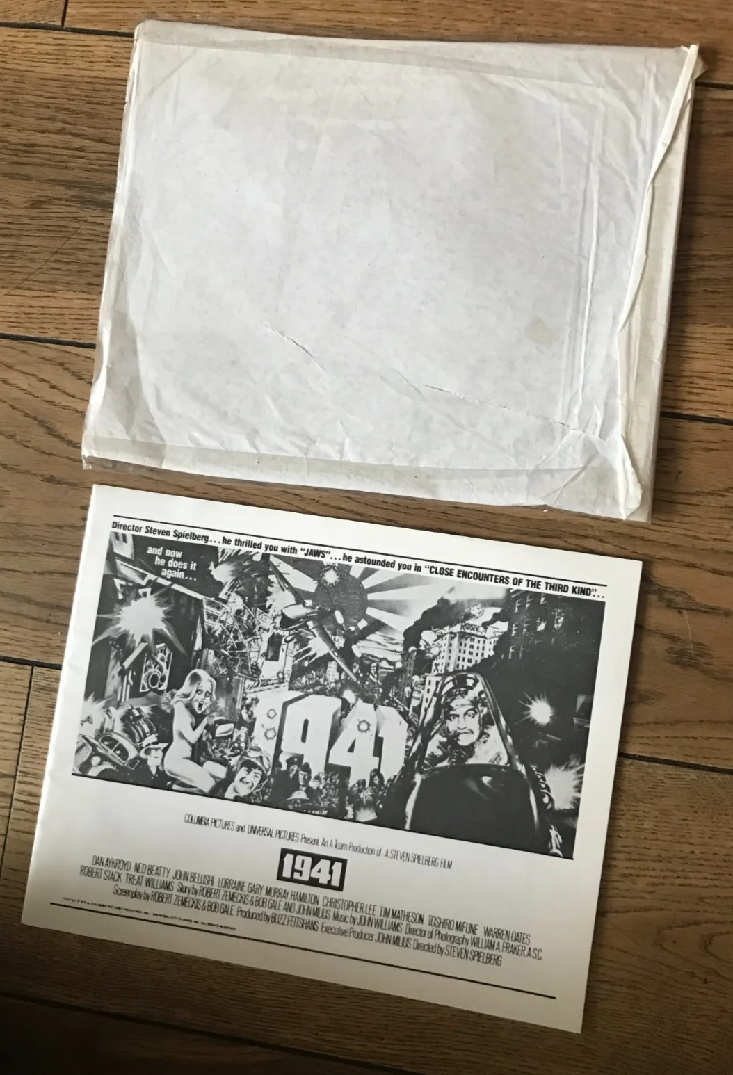 SPIELBERG 1941 VINTAGE 4X FILM LOBBY CARDS PHOTO PACK 1979 Belushi Dan Aykroyd, изображение 5