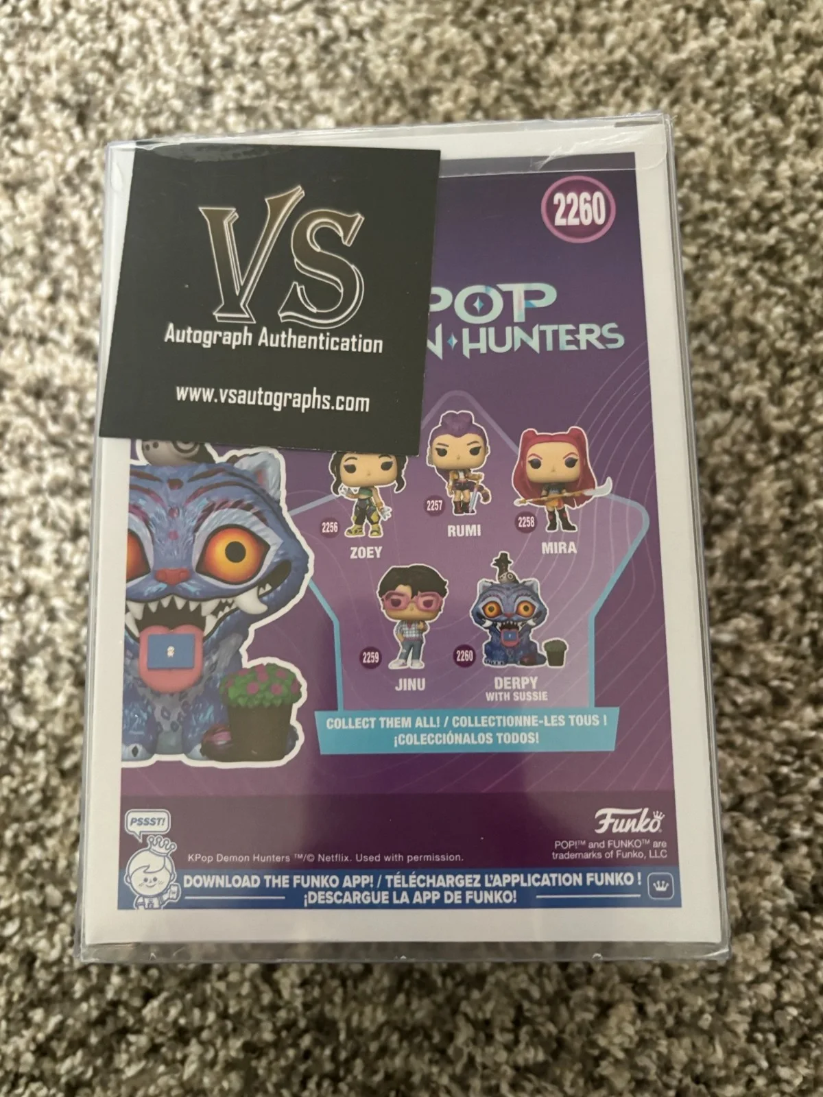 Sungwon Cho — KPOP DEMON HUNTERS - DERPY w/ SUSSIE - SUNGWON CHO - SIGNED FUNKO W/ COA, image 4