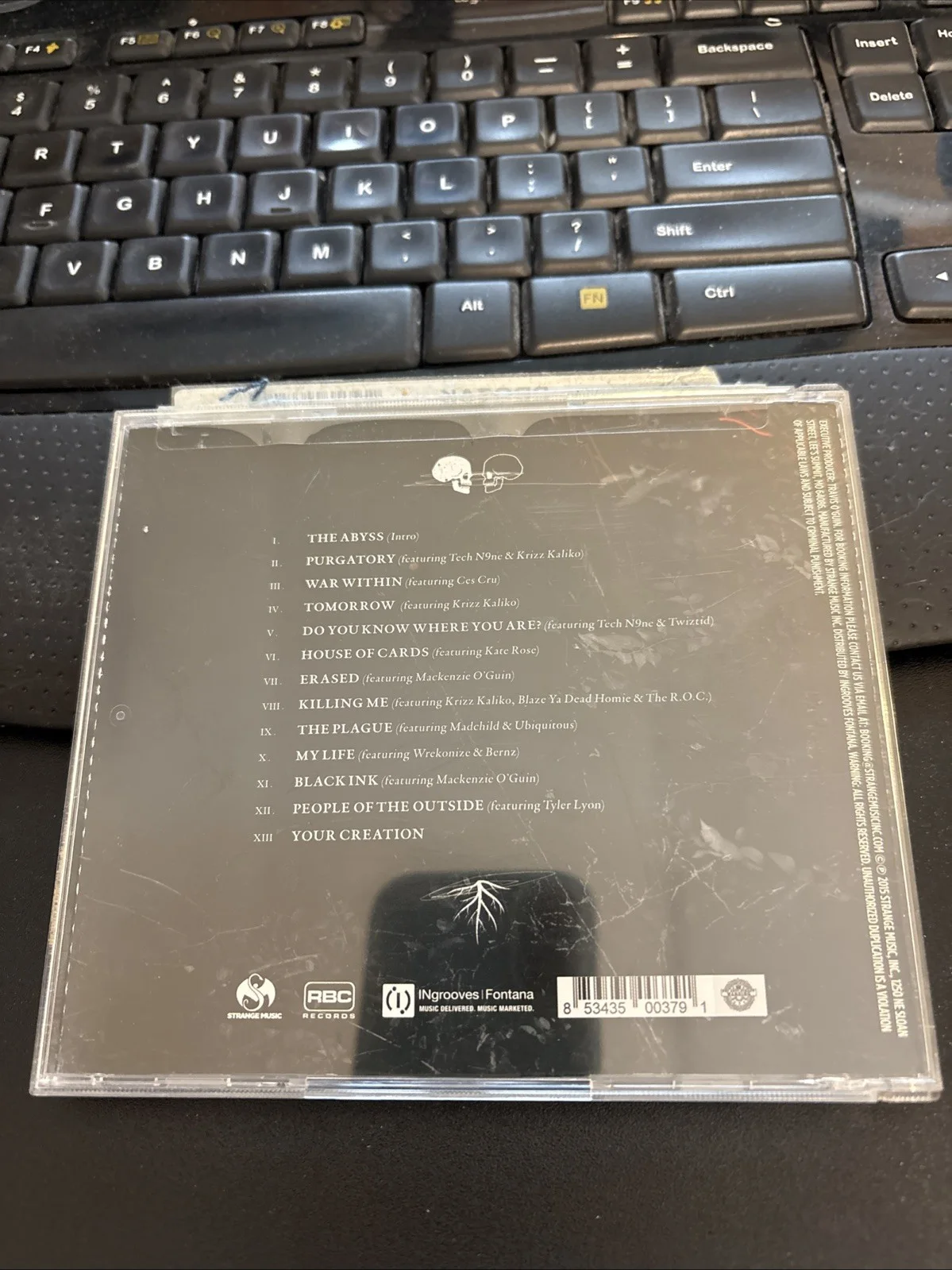 Prozak - Black Ink - Autographed - CD - RARE signed CD only, image 2