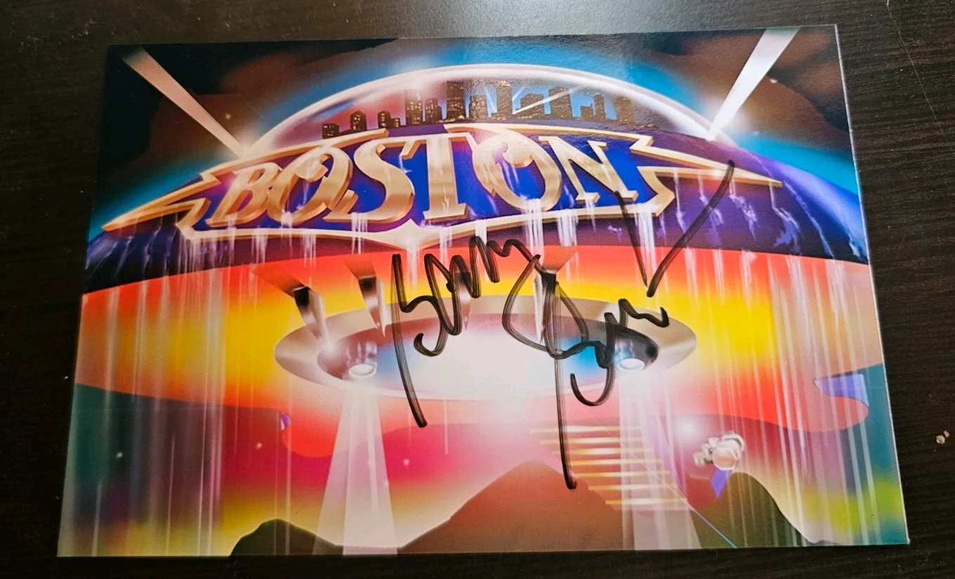 Barry Goudreau BOSTON Signed Autograph 4x6 Photo! Brad Delp!, изображение 2