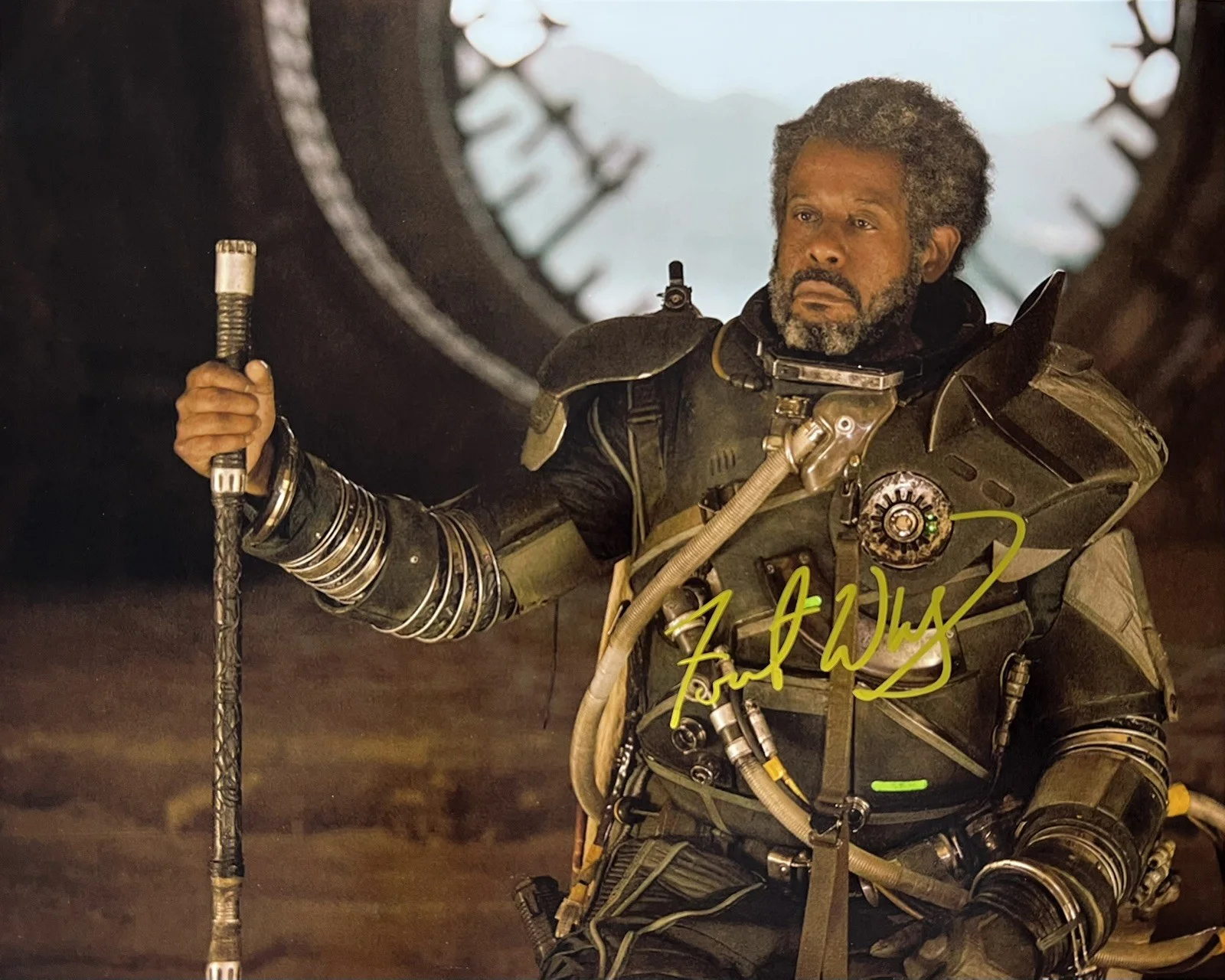 Forest Whitaker — Forest Whitaker Signed Photo With COA Star Wars Rogue One Saw Gerera