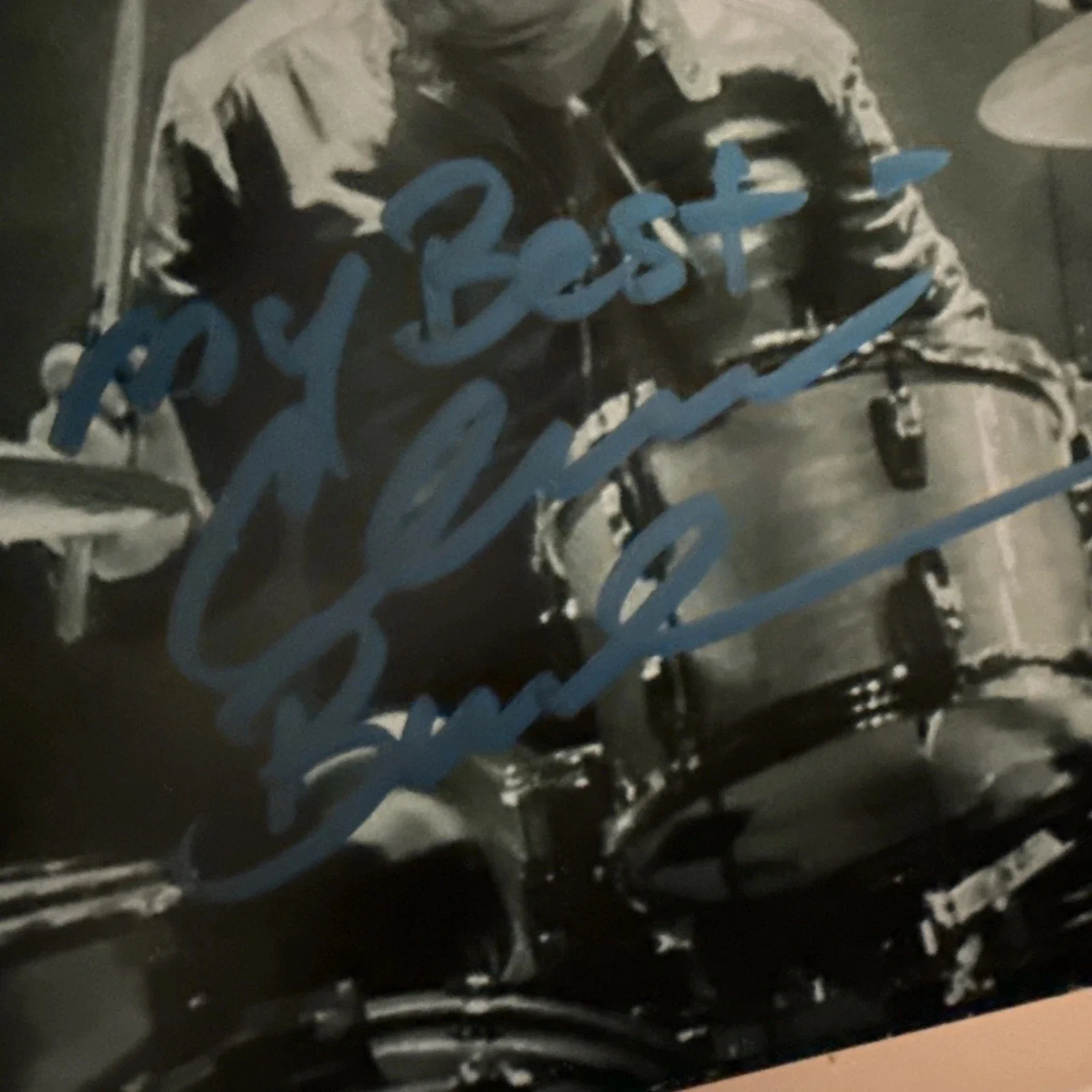 BLONDIE CLEM BURKE Signed Autographed DRUMMER Photo RIP COA, изображение 2