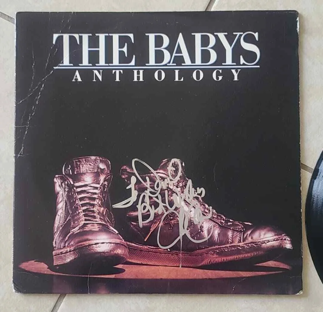 JONATHAN CAIN: The Baby's Anthology Signed Album Cover & Record, image 2