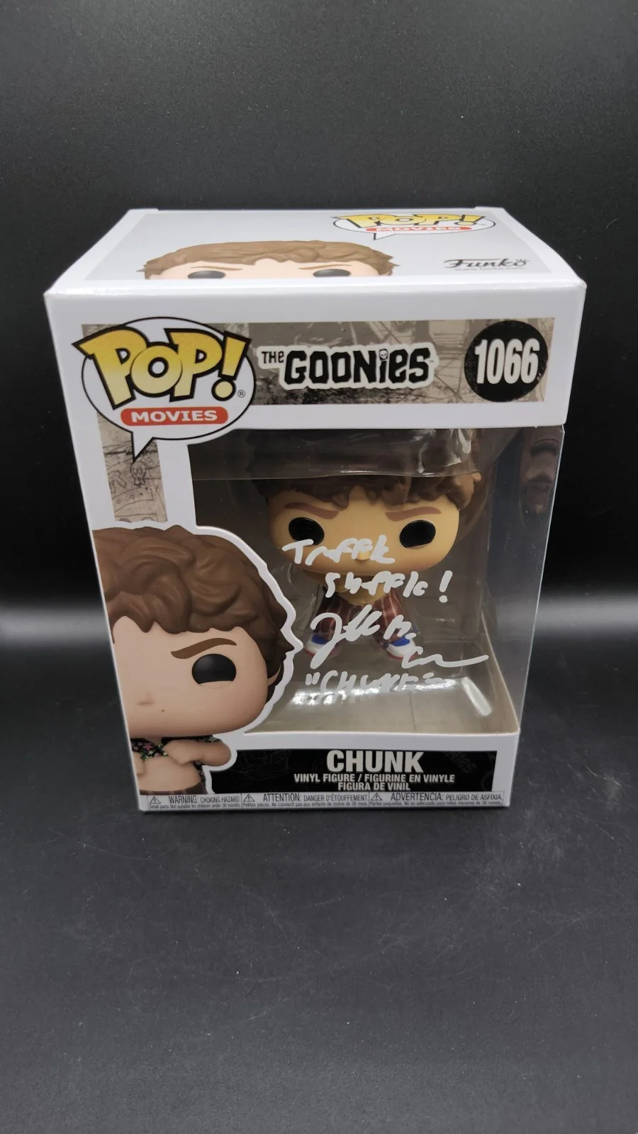 Jeff Cohen — Signed LOT The Goonies Funko Pop #1066, 1067, 1068, Jeff Cohen, Sean Astin, Quan, изображение 2