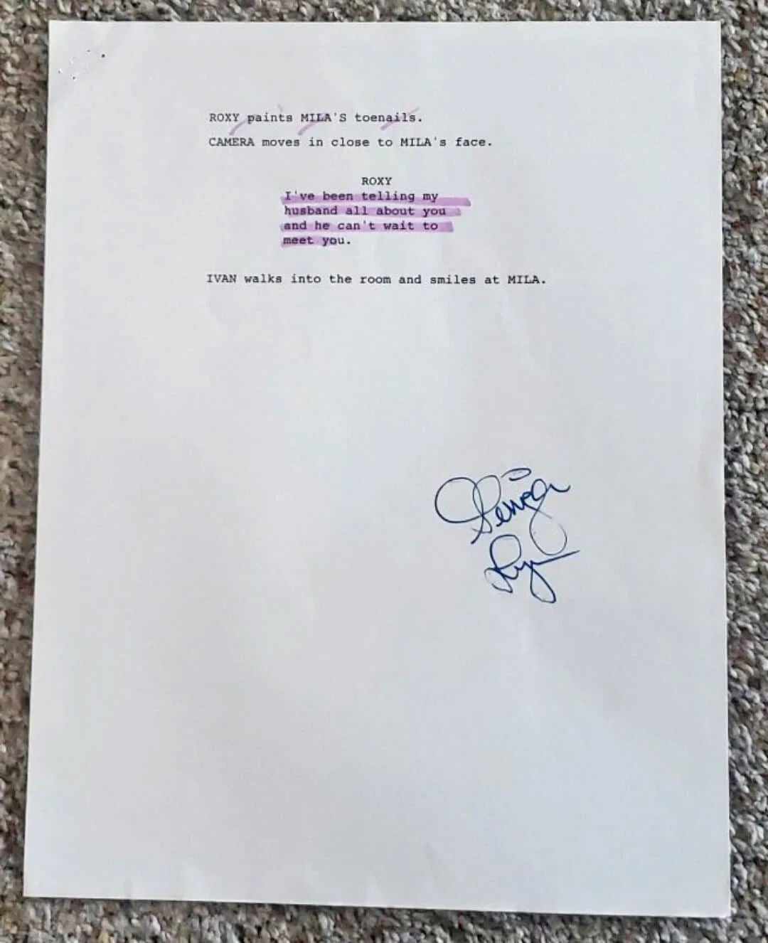 GINGER LYNN: Streets of Vengeance Script Side Signed 1/1, image 2