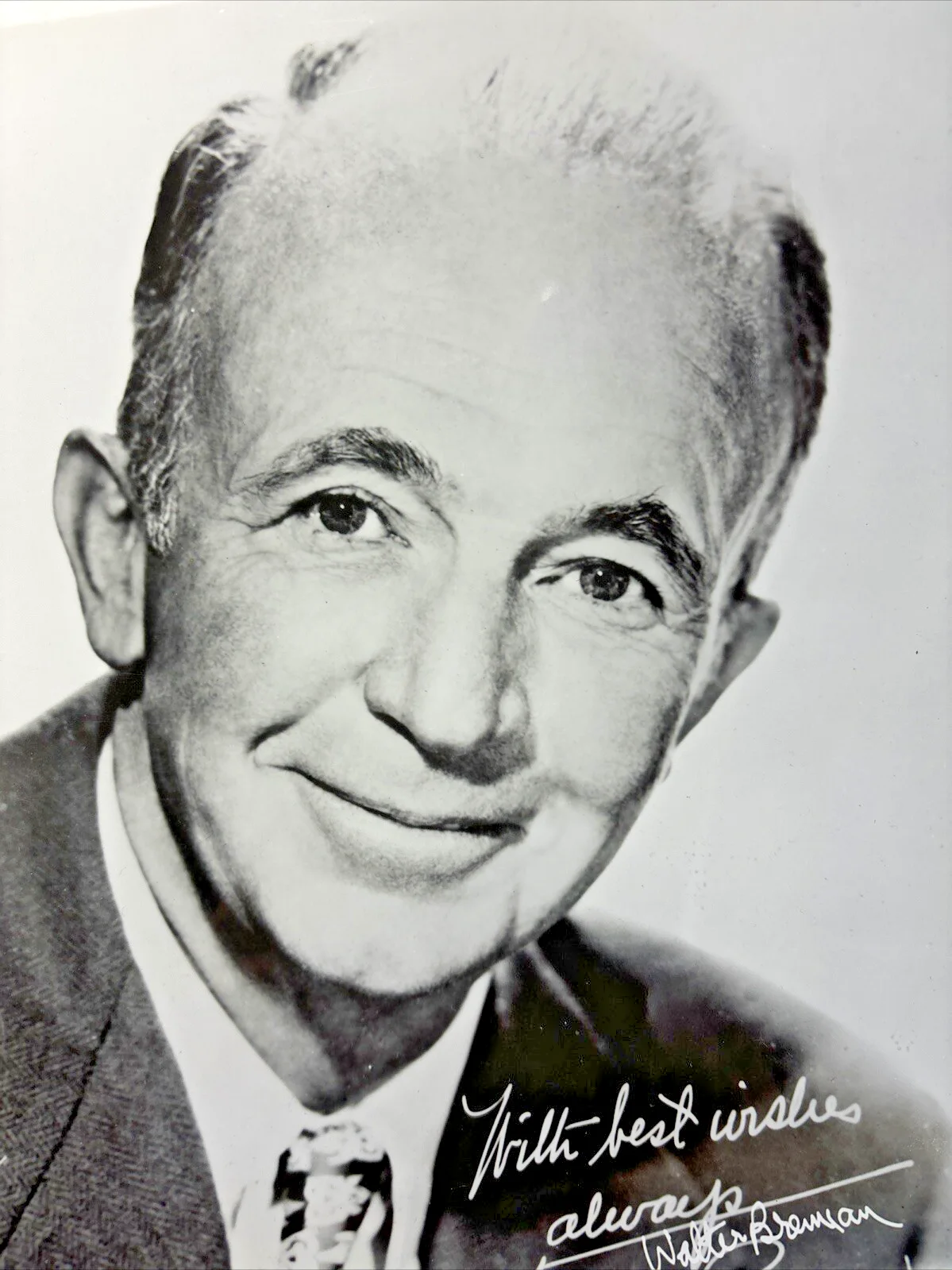 Walter Brennan — Walter Brennan Signed Vintage Photo Autograph Inscribed Actor Memorabilia, изображение 2