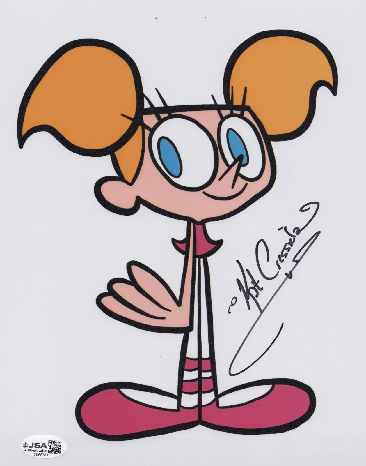 Kat Cressida — Dexter's Laboratory 8x10 photo of Dee Dee signed by Kat Cressida JSA COA