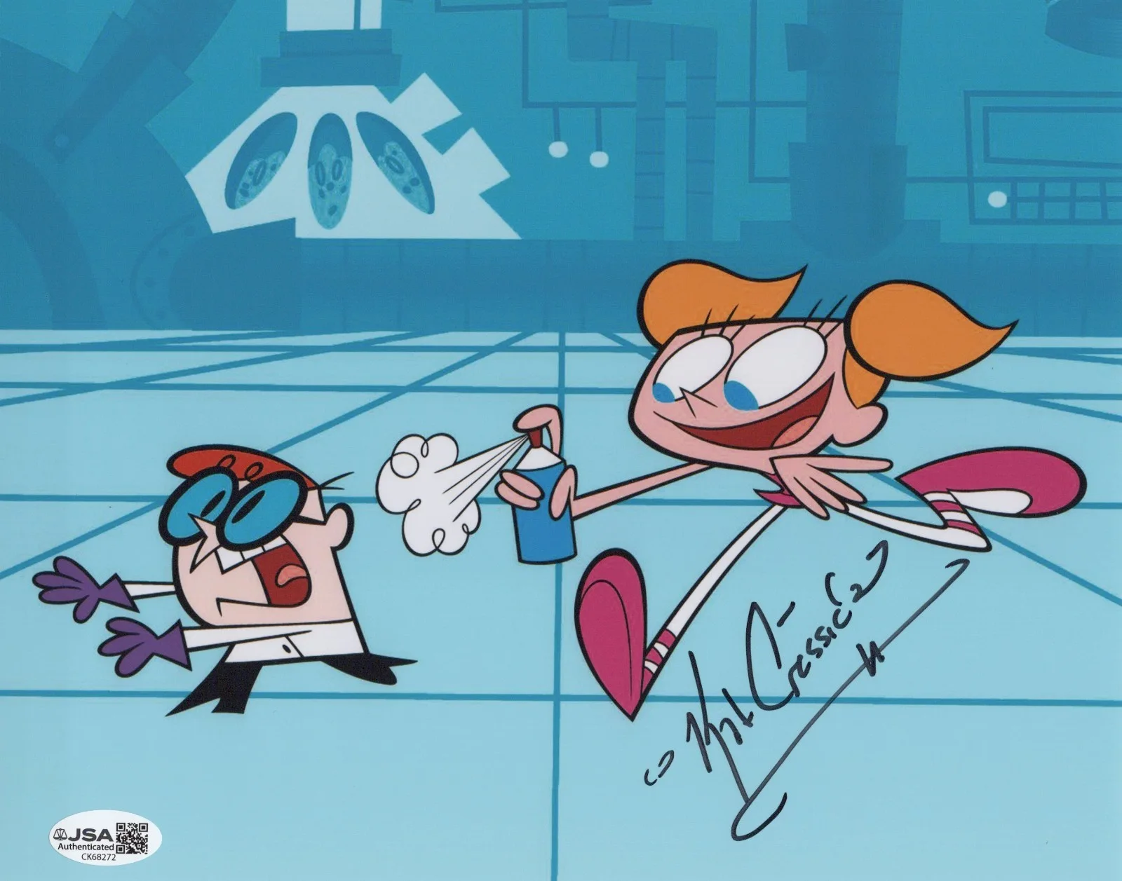 Kat Cressida — Dexter's Laboratory 8x10 photo of Dee Dee signed by Kat Cressida JSA COA