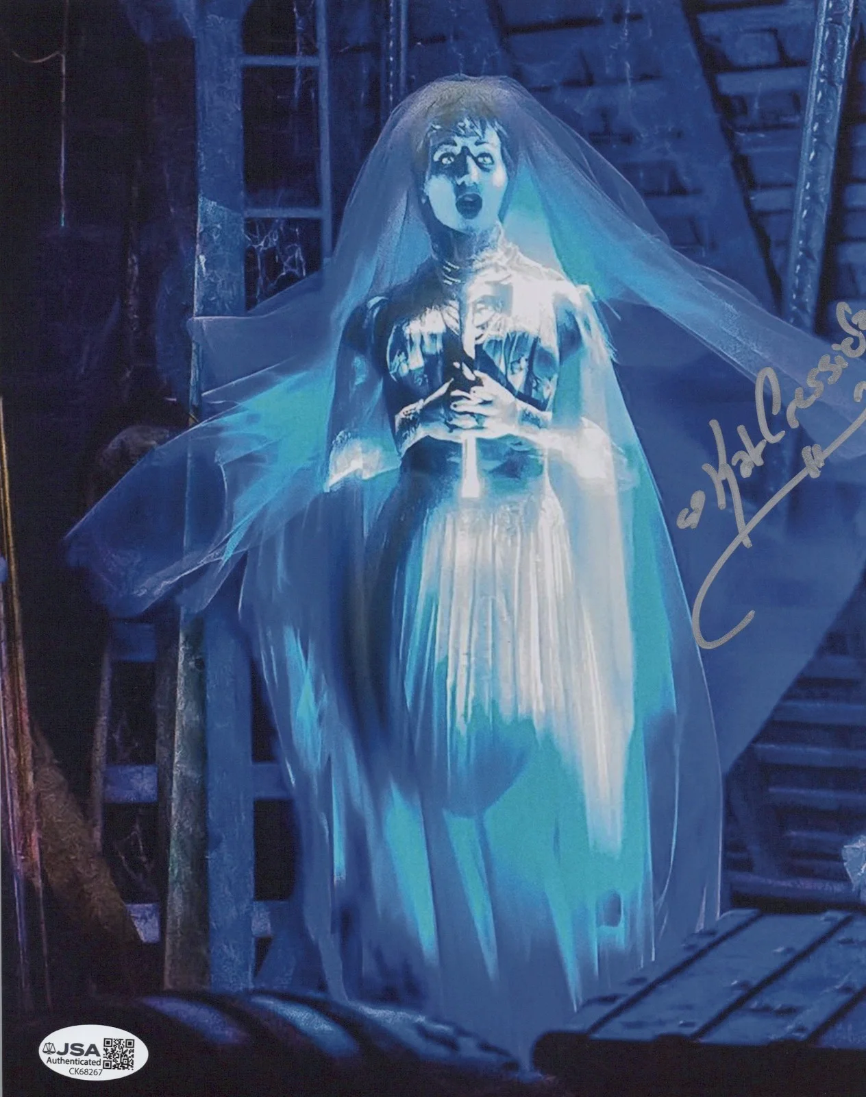 Kat Cressida — The Haunted Mansion 8x10 photo of Constance signed by Kat Cressida JSA COA