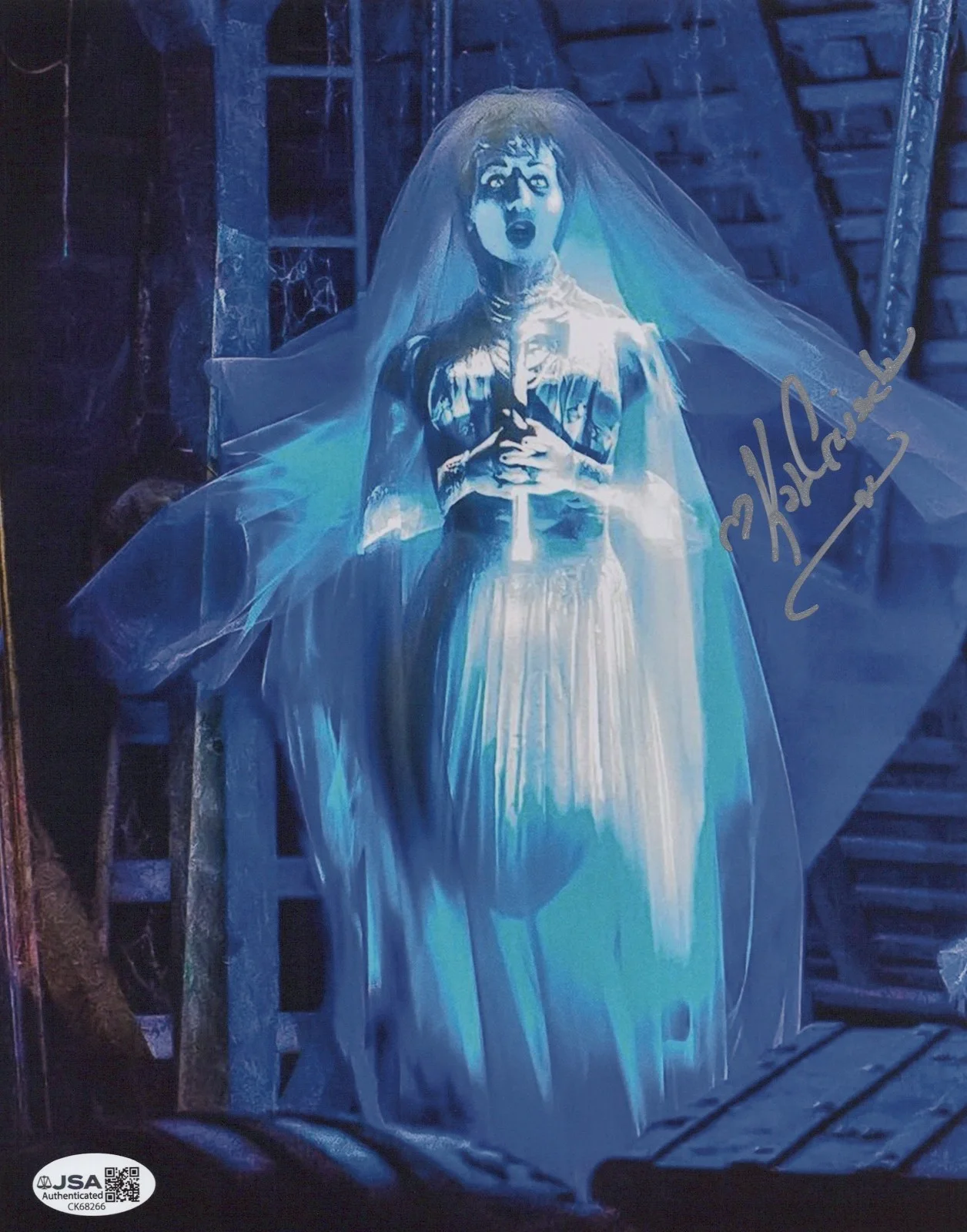 Kat Cressida — The Haunted Mansion 8x10 photo of Constance signed by Kat Cressida JSA COA